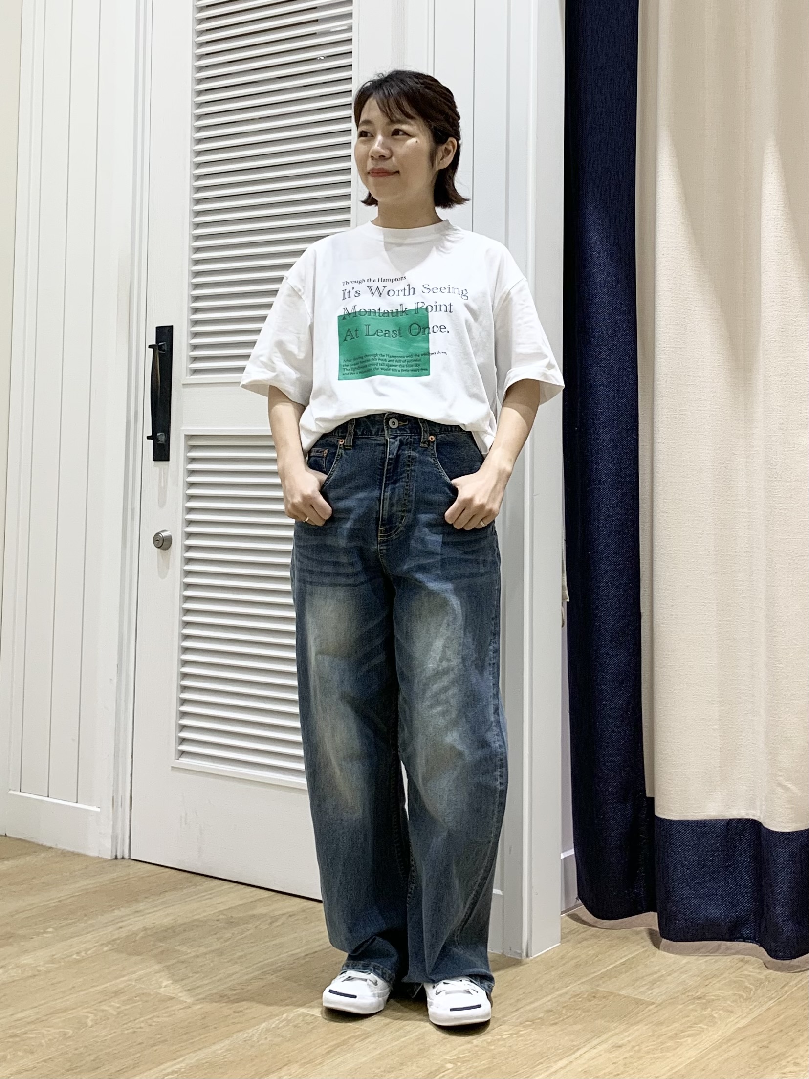 IMARIさんの「Dessin｜グラフィックデザイン Tシャツ」を使ったコーディネート
