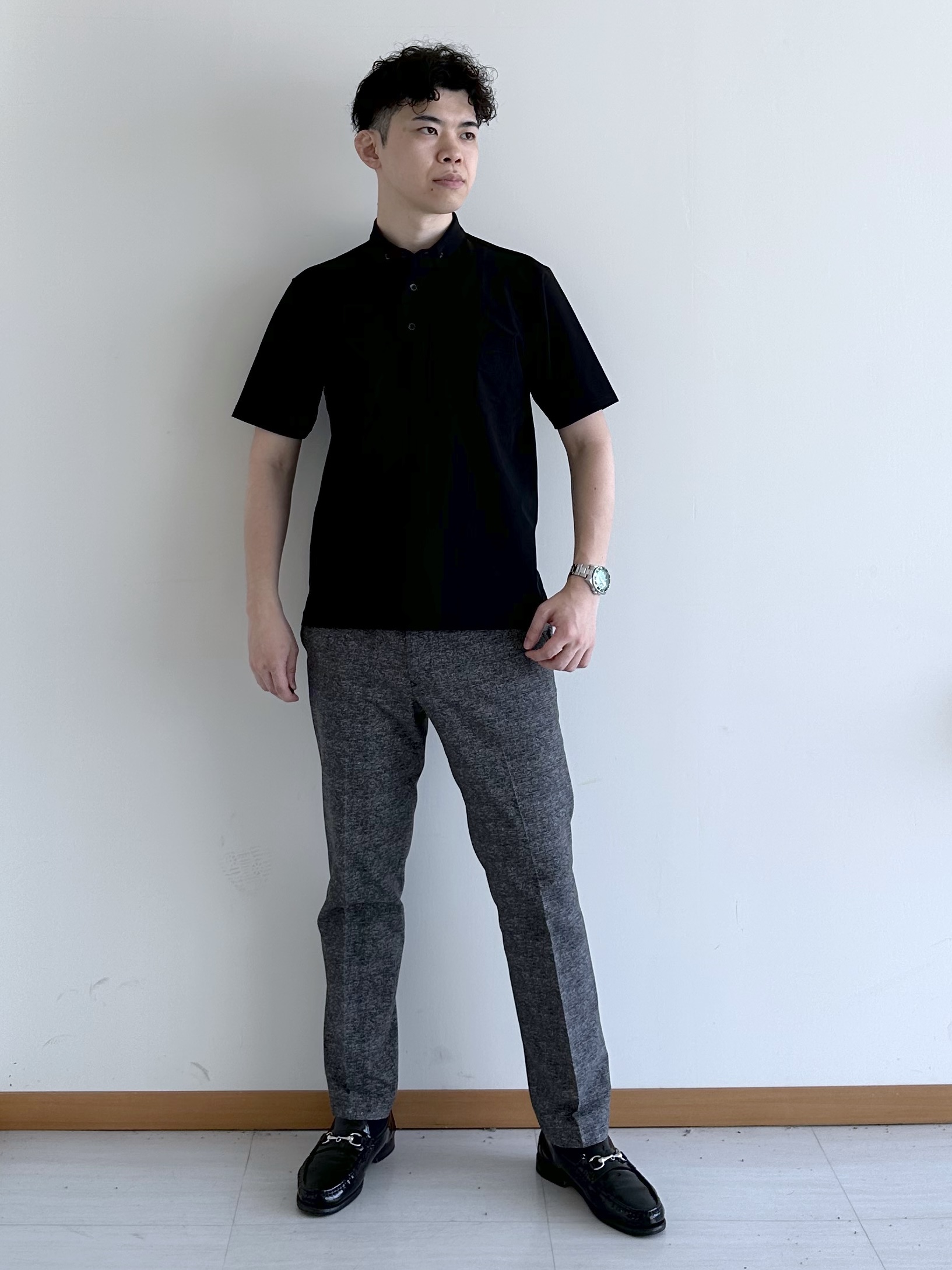 イッシーさんの「TAKEO KIKUCHI｜【通気性】AIR TOOL ポロシャツ」を使ったコーディネート
