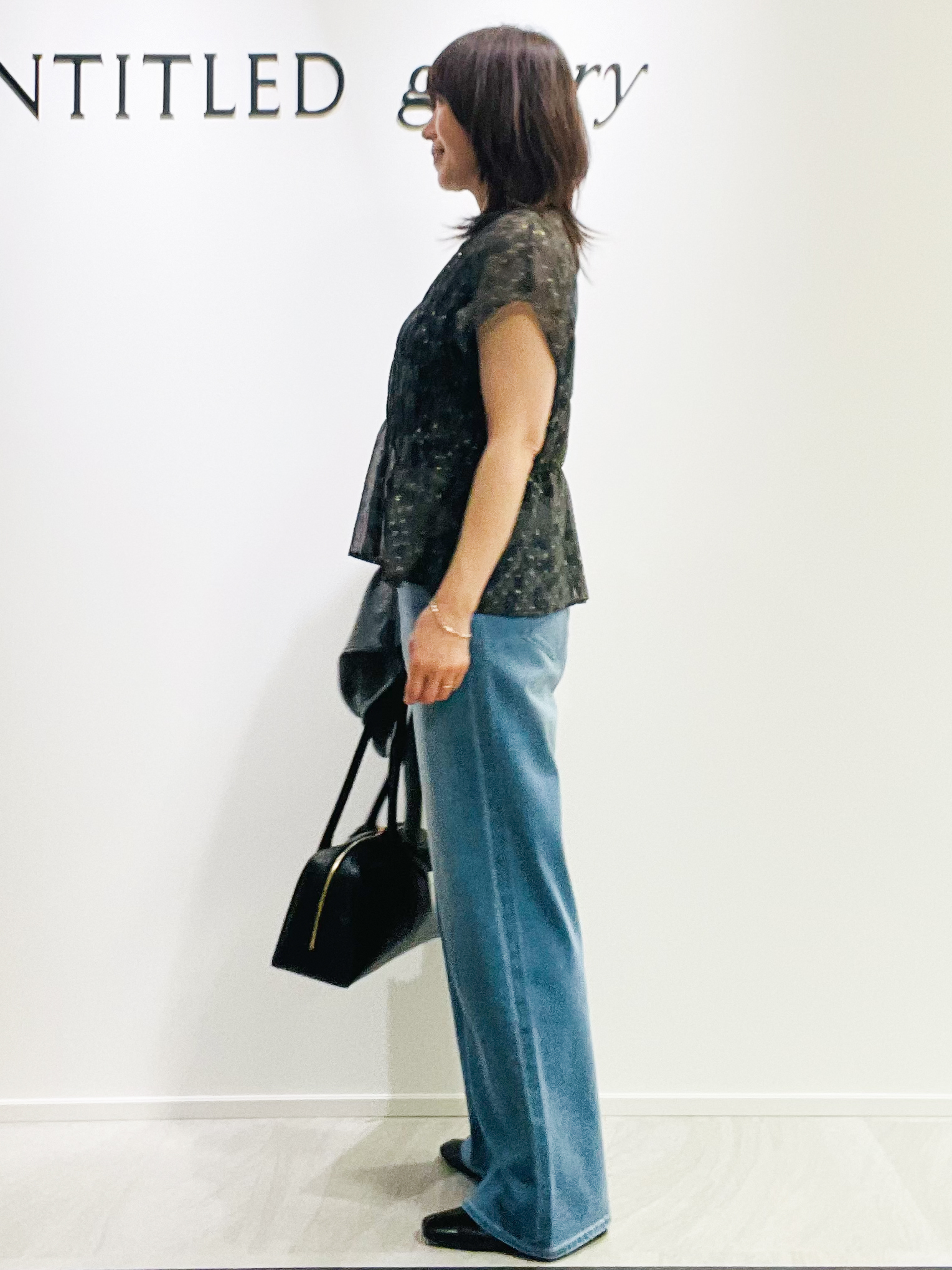 めいさんの「UNTITLED｜ヴィンテージドットブラウス」を使ったコーディネート