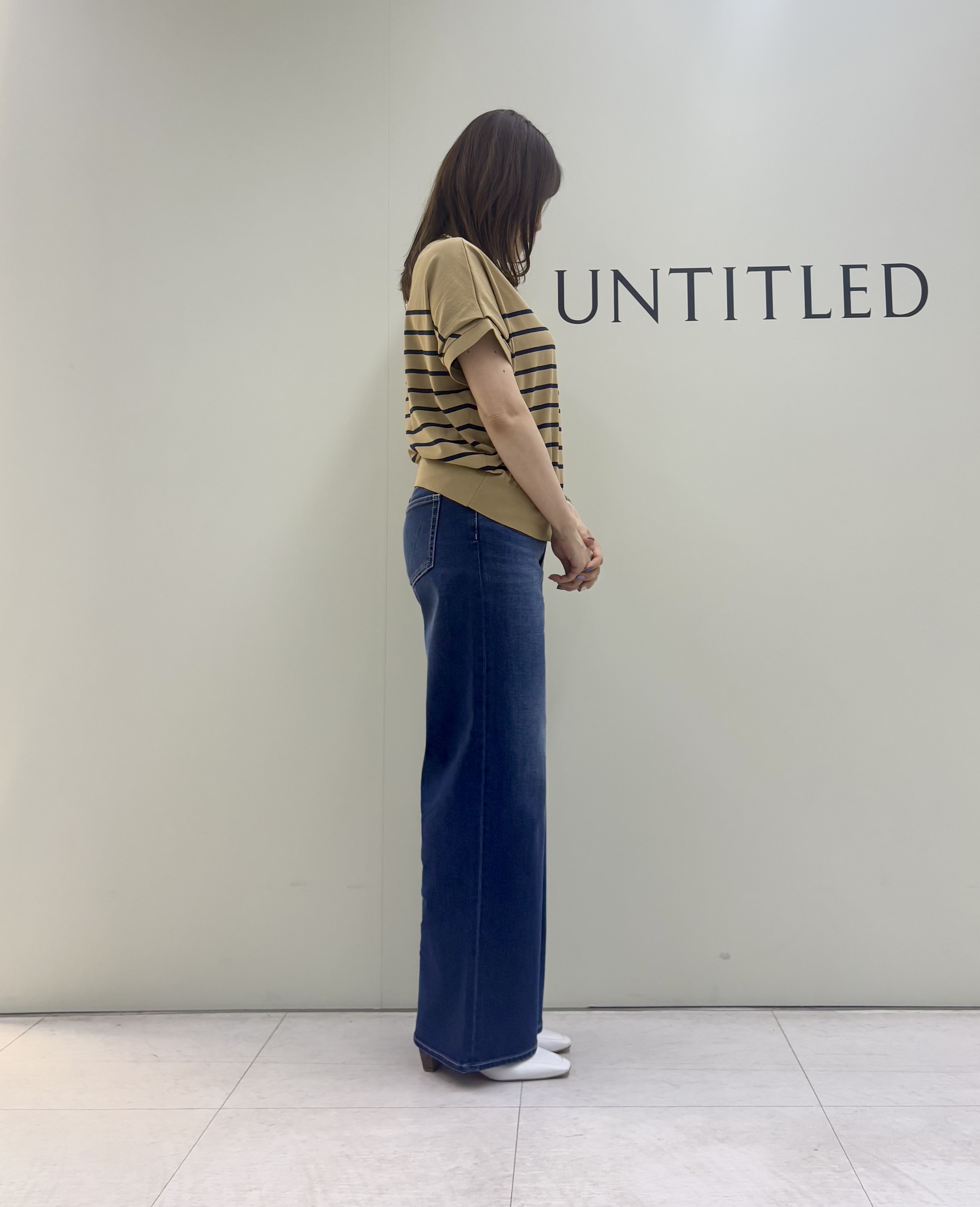Sakaiさんの「UNTITLED｜【肌に張りつきにくい/前後2WAY】ドライタッチコットンプルオーバー」を使ったコーディネート
