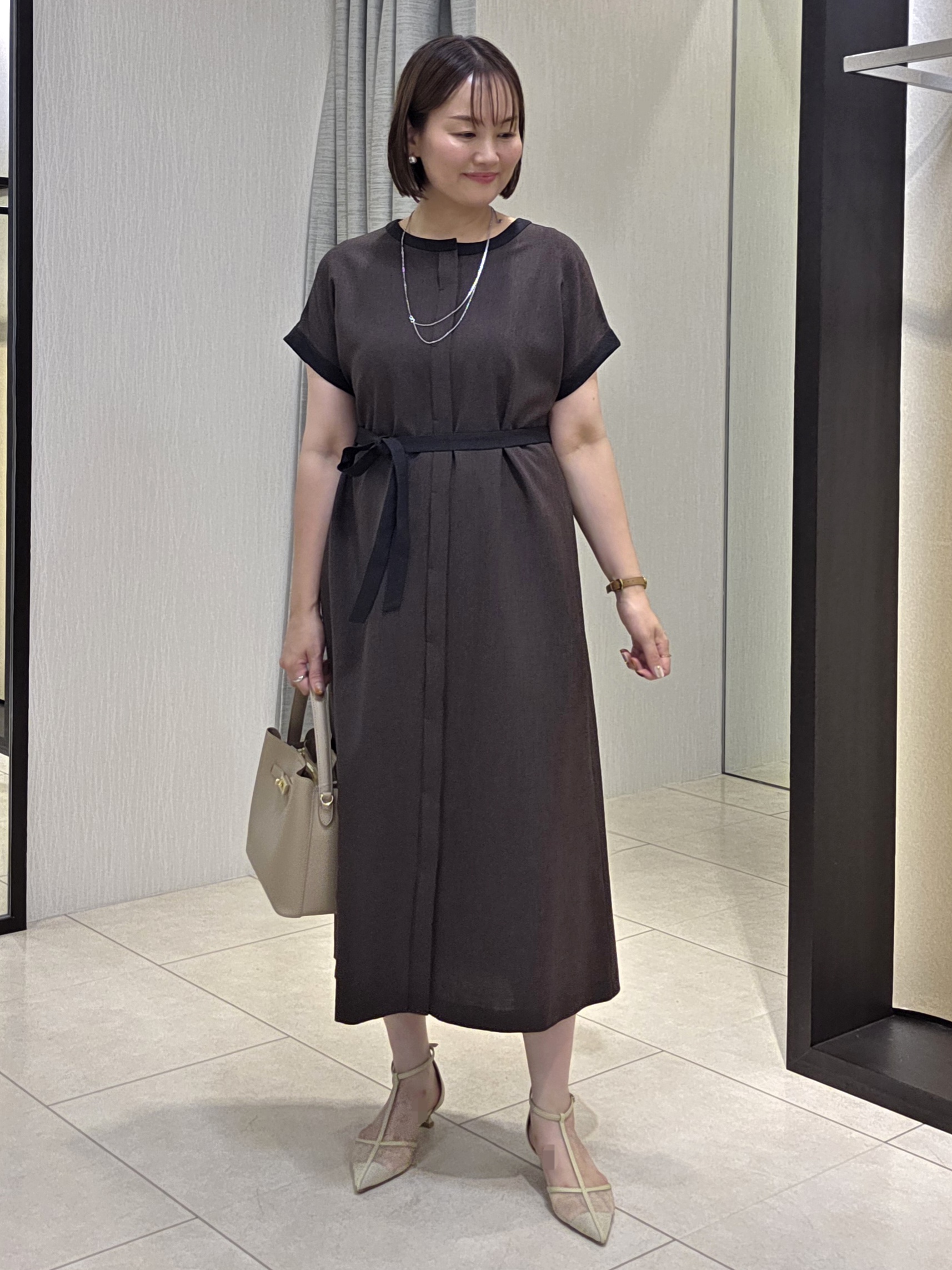 naokoさんの「UNTITLED｜【アンサンブル可】ポコポコカーディガン」を使ったコーディネート