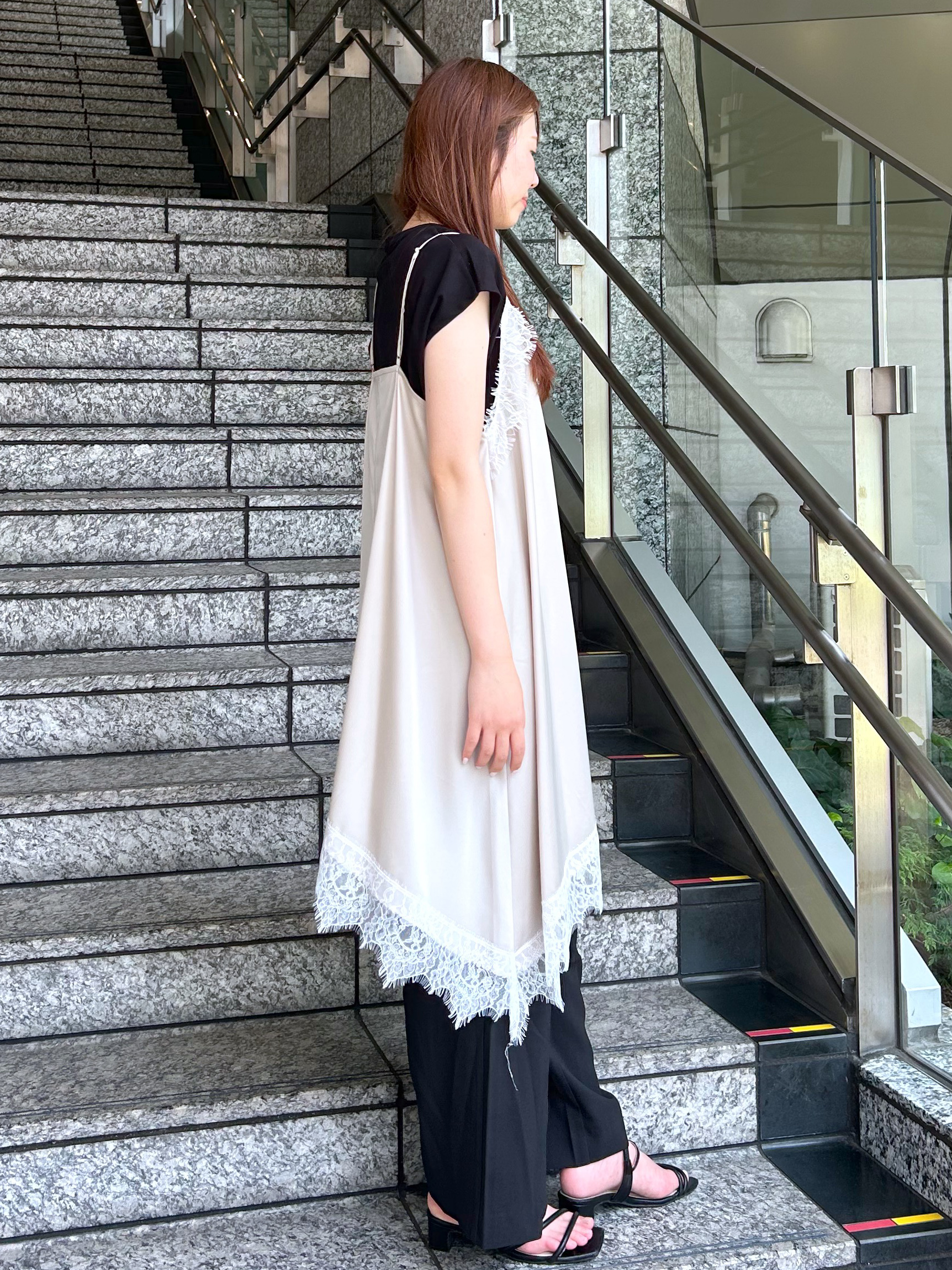 Risaさんの「OPAQUE.CLIP｜フレンチスリーブカットソー【洗濯機OK】」を使ったコーディネート