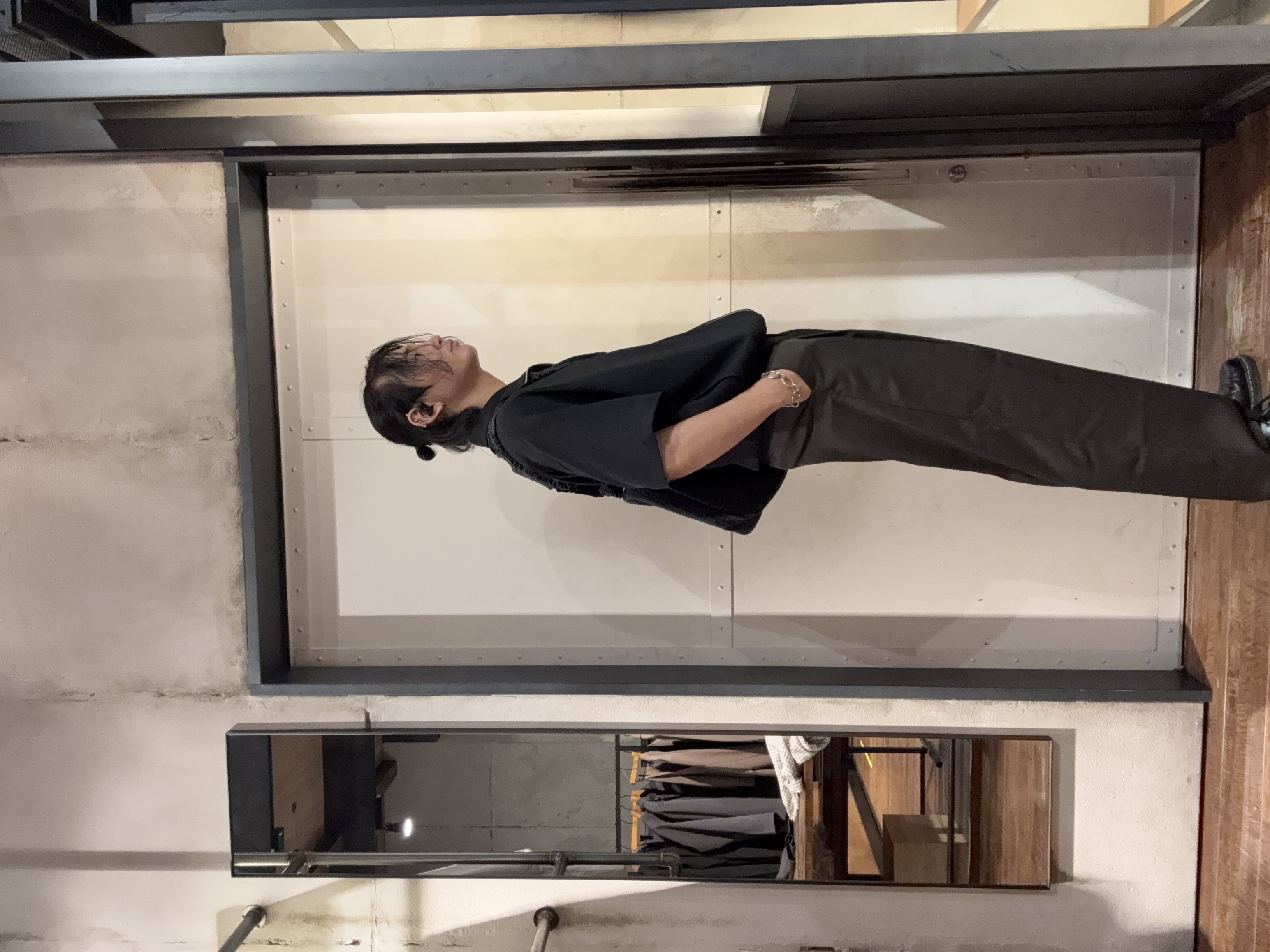 大江正眞さんの「tk.TAKEO KIKUCHI｜【接触冷感／2WAY】洗えるZIPシャツアウター」を使ったコーディネート