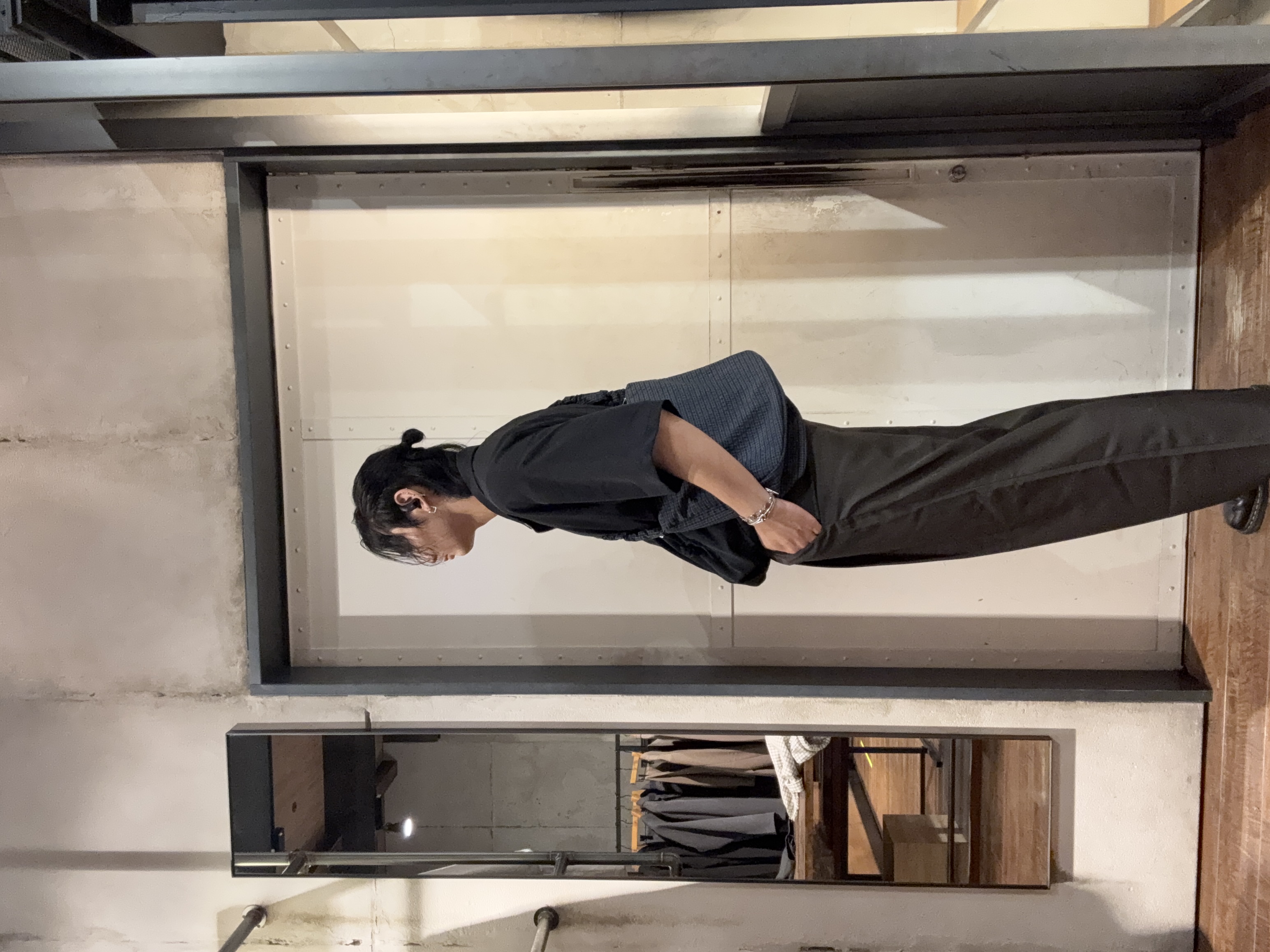 大江正眞さんの「tk.TAKEO KIKUCHI｜【接触冷感／2WAY】洗えるZIPシャツアウター」を使ったコーディネート