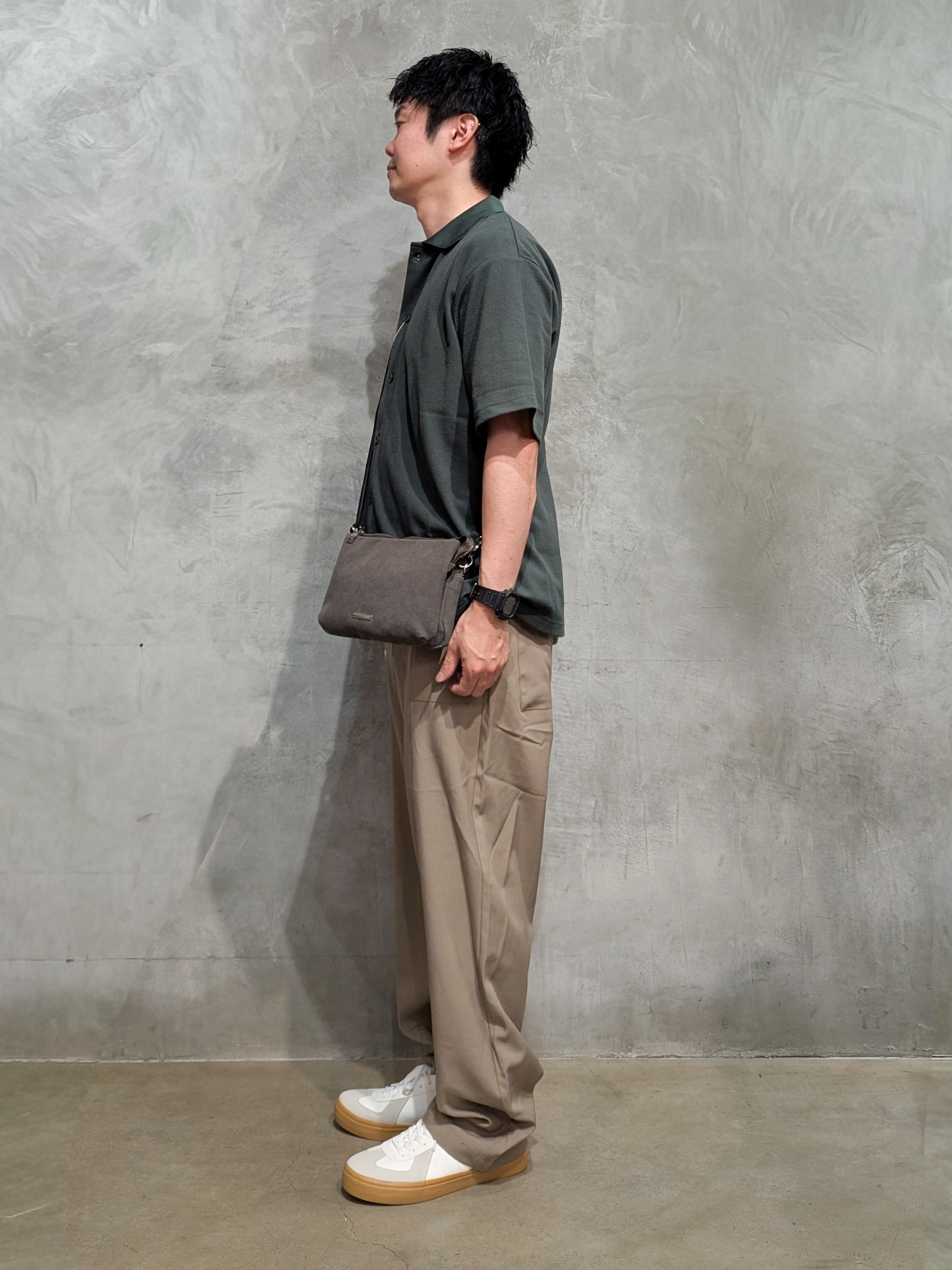 daiさんの「THE SHOP TK｜【半袖シャツ＋インナー セットアイテム】カノコ半袖シャツ＆半袖Tシャツ」を使ったコーディネート
