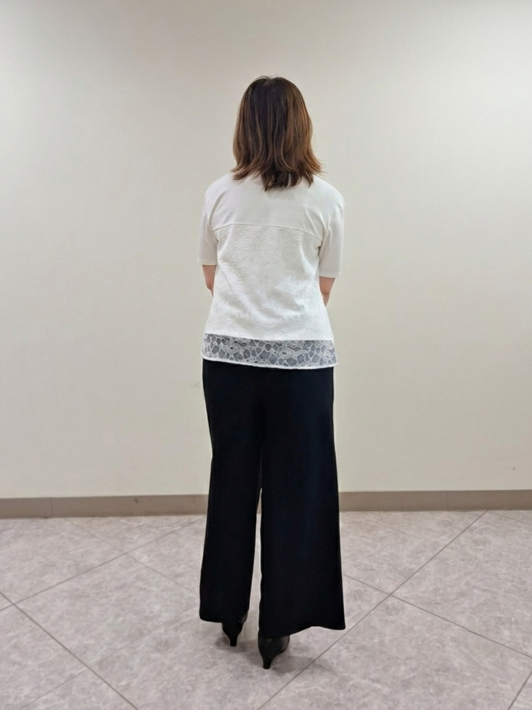 S.xuliさんの「Reflect｜【UVカット／接触冷感／手洗い可】ラッセルレースプルオーバー」を使ったコーディネート