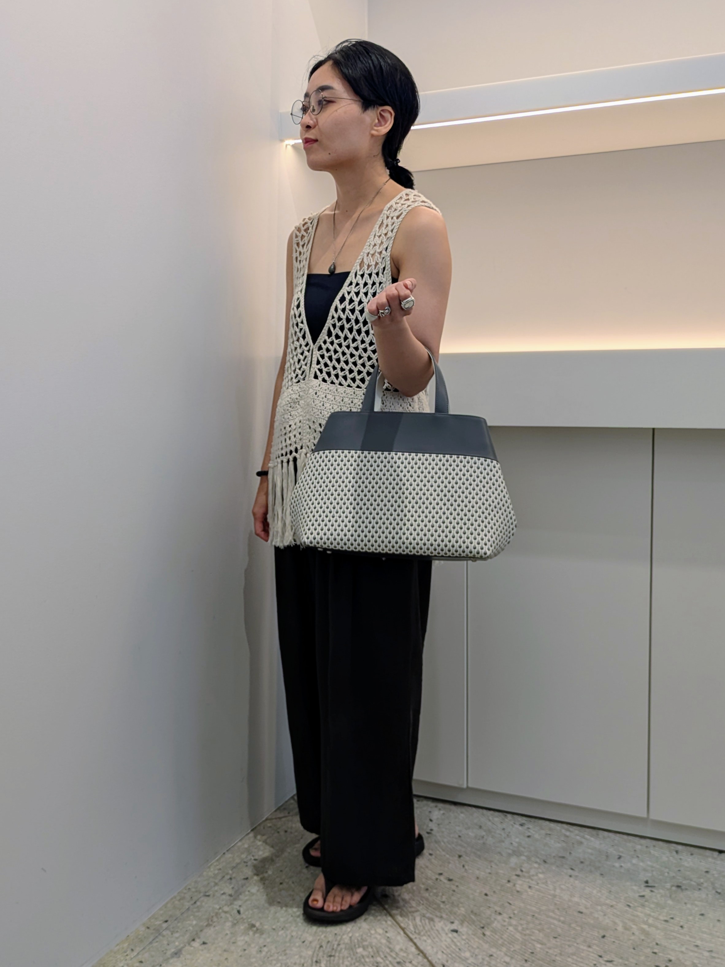 MTさんの「HIROKO HAYASHI｜STILLA（スティラ）ハンドトートバッグ」を使ったコーディネート