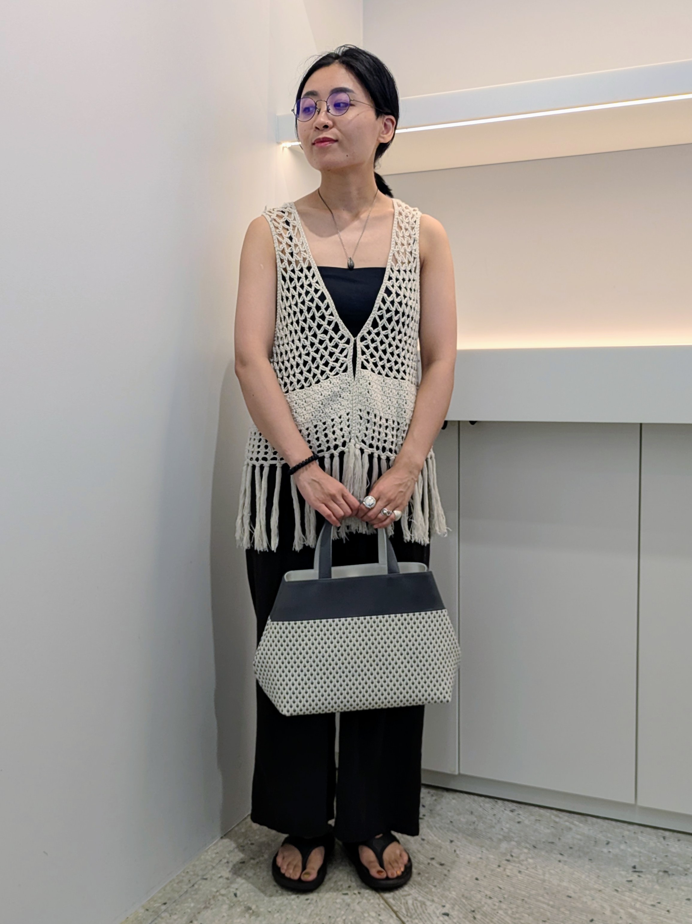 MTさんの「HIROKO HAYASHI｜STILLA（スティラ）ハンドトートバッグ」を使ったコーディネート