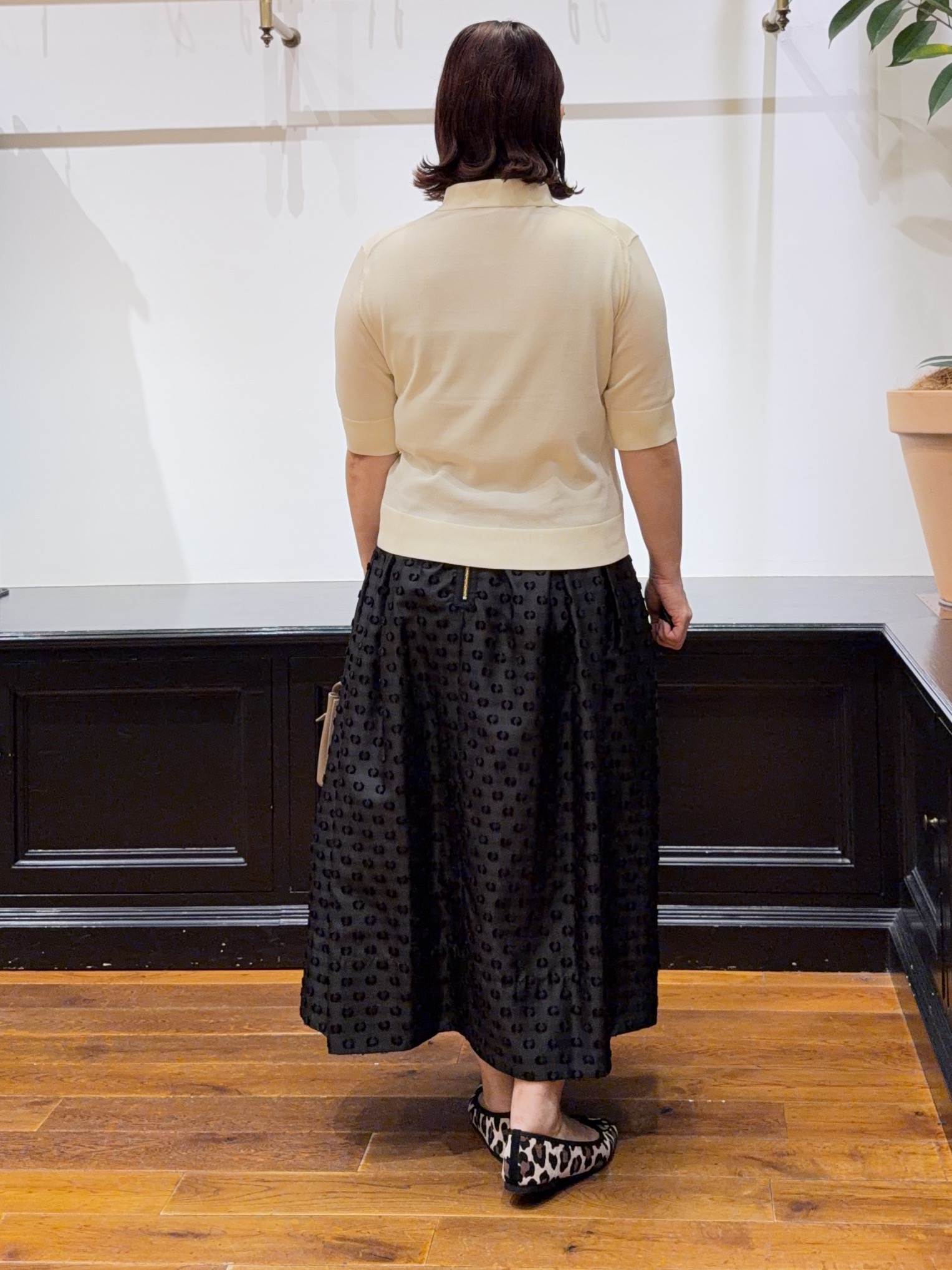 Asamiさんの「カットジャガードボリュームスカート」を使ったコーディネート