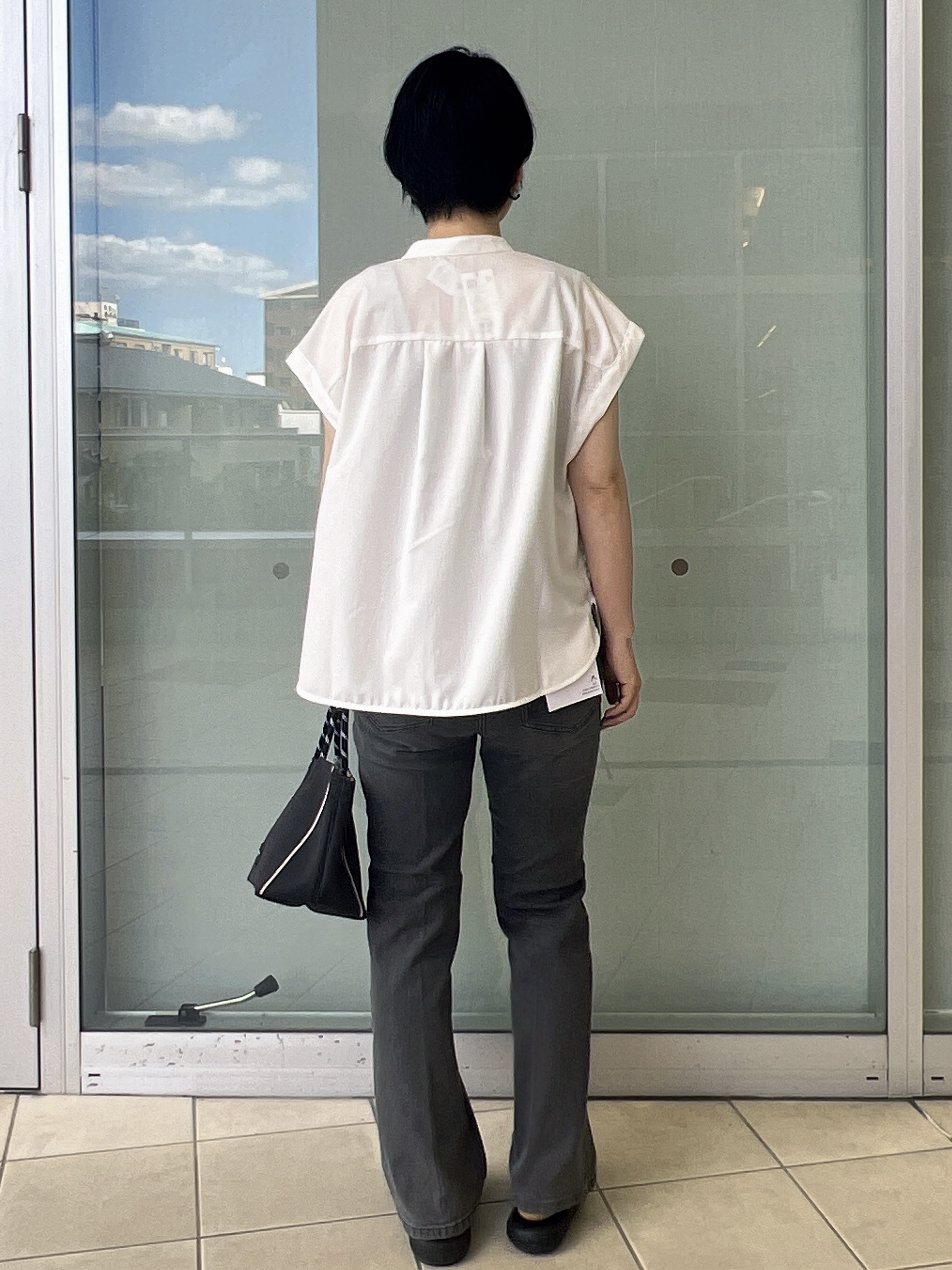 yo-koさんの「OPAQUE.CLIP｜フロントレースブラウス【洗濯機OK】」を使ったコーディネート