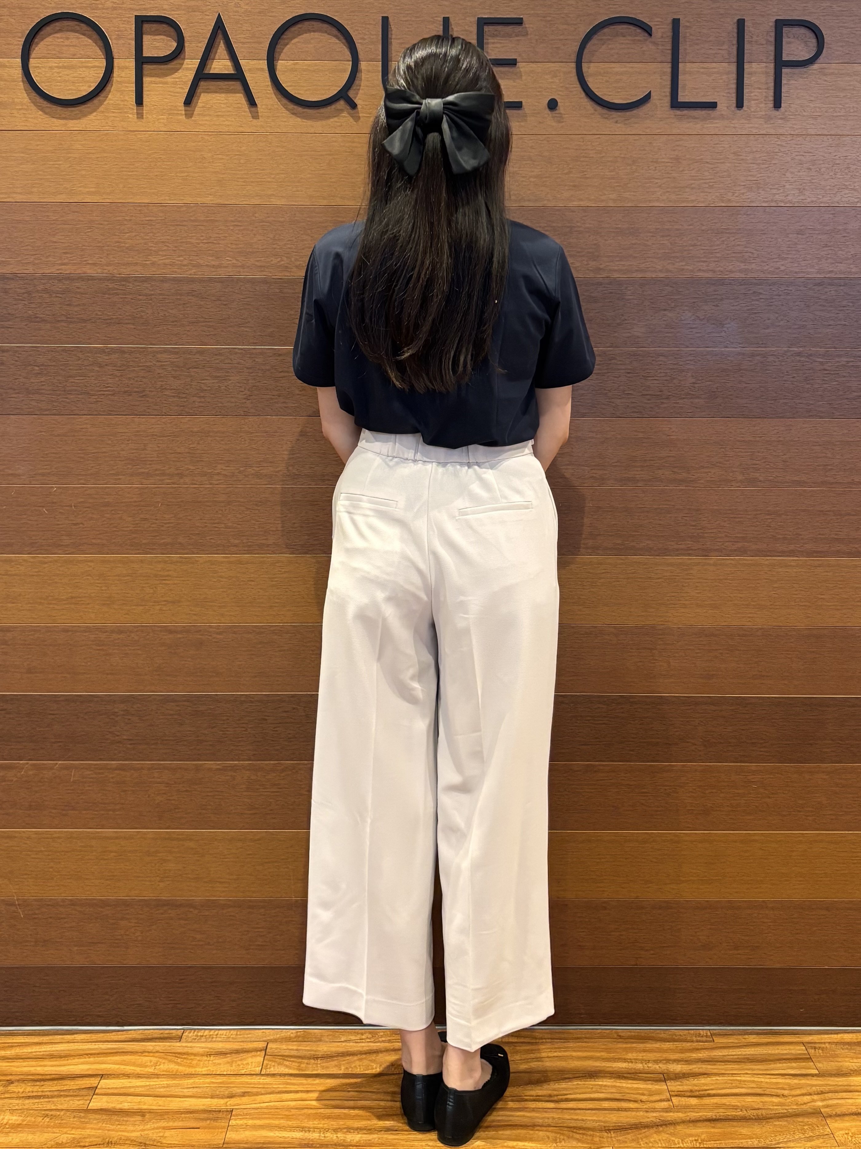 わかなさんの「OPAQUE.CLIP｜【UV】フラワープリントTシャツ≪洗濯機OK／接触冷感≫」を使ったコーディネート