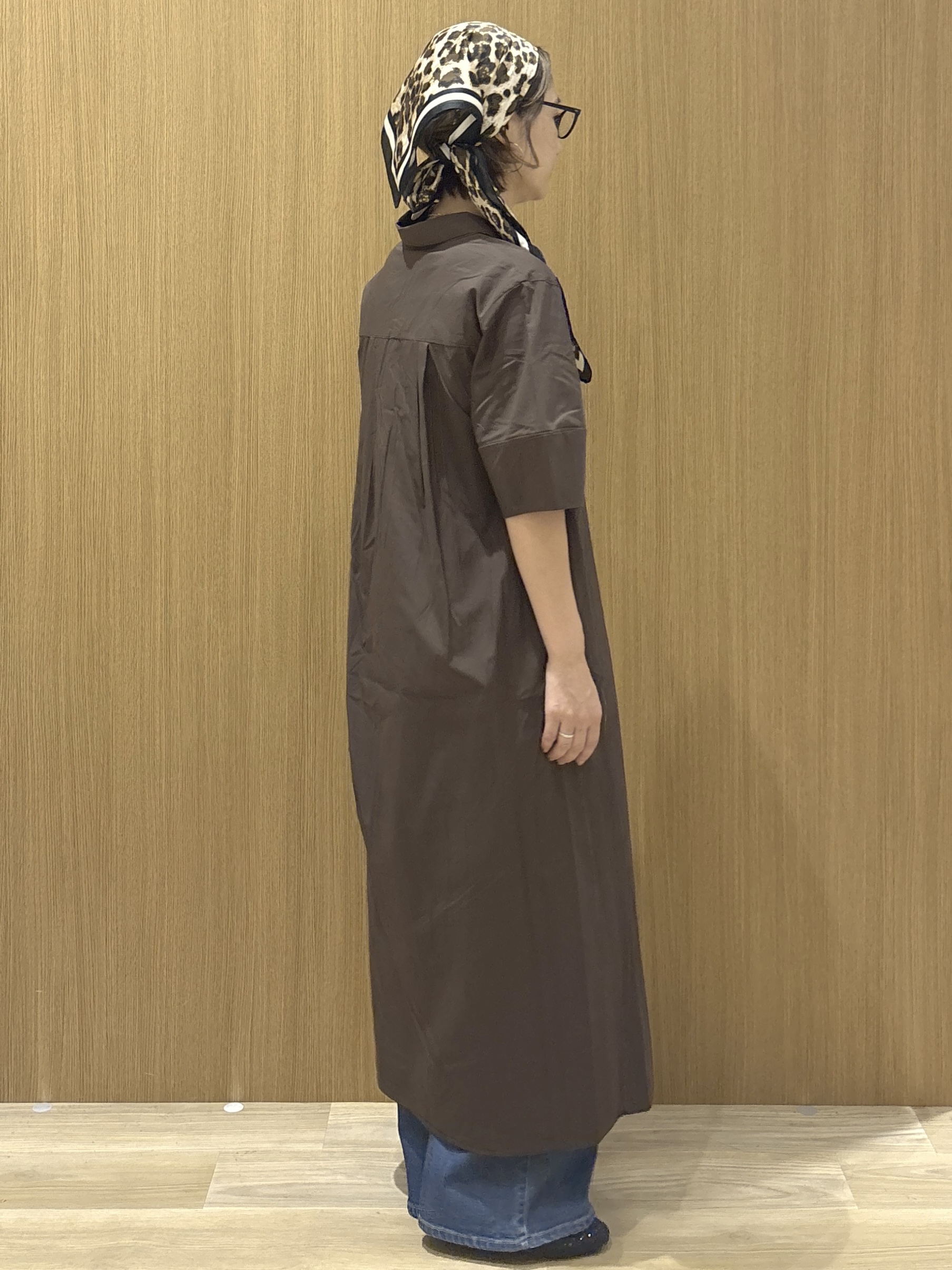 たけねぇさんの「OPAQUE.CLIP｜ストレッチバギーデニム【洗濯機洗い可】《SS～LL》」を使ったコーディネート