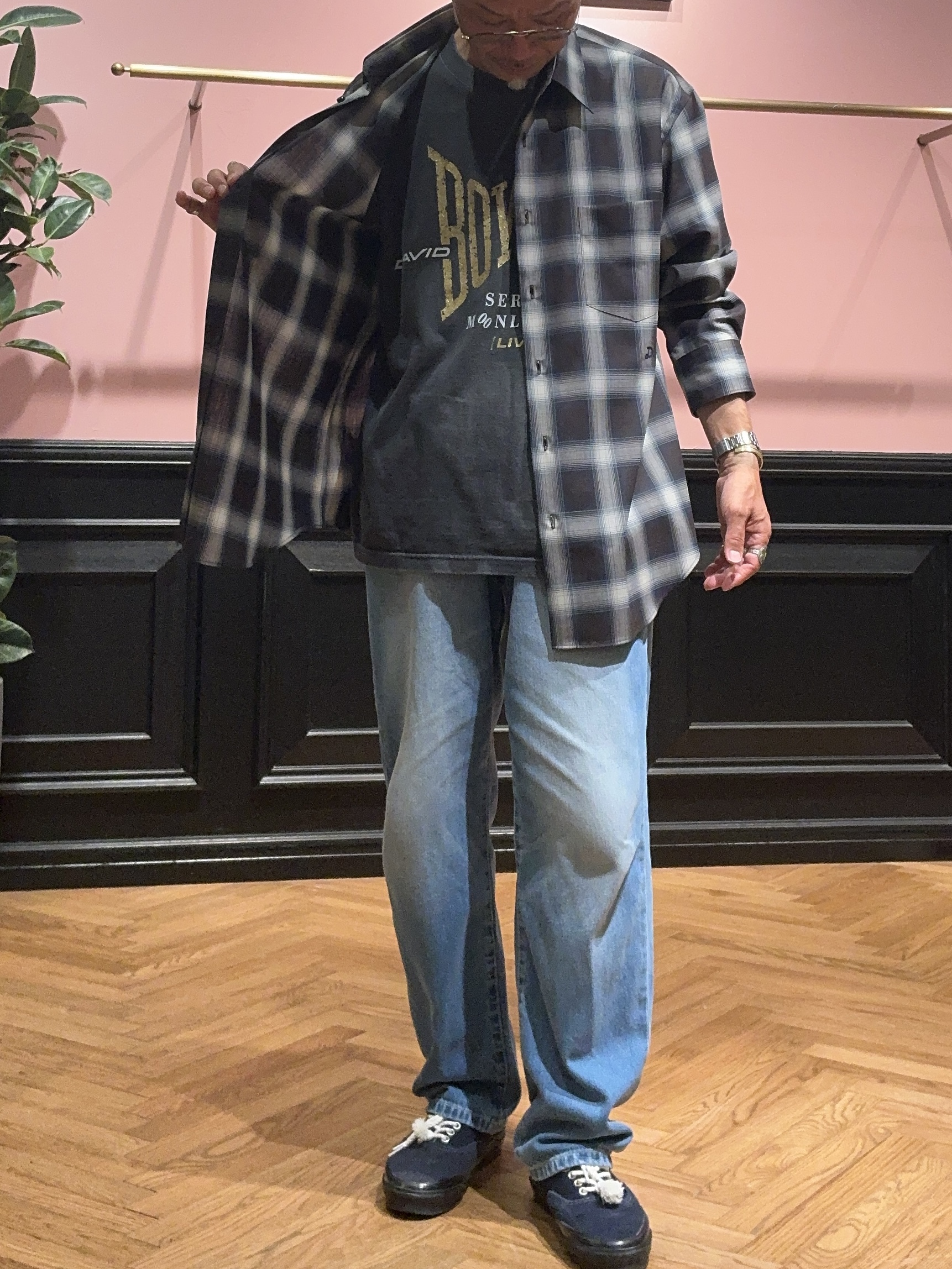 torigoeさんの「DRESSTERIOR｜オンブレーチェックシャツ」を使ったコーディネート