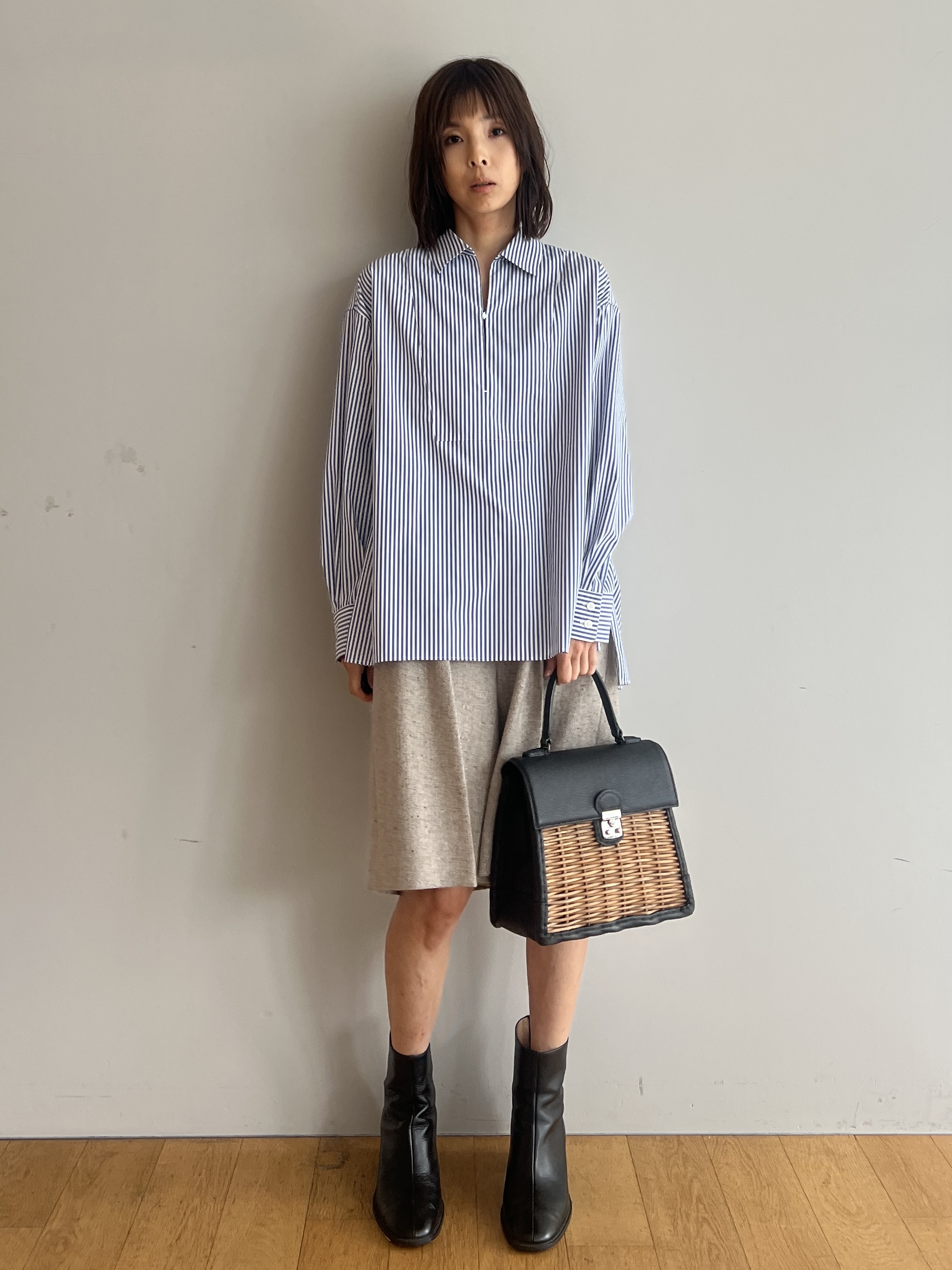 misaさんの「DRESSTERIOR｜【接触冷感/UVカット/着回し】スキッパーブラウス」を使ったコーディネート