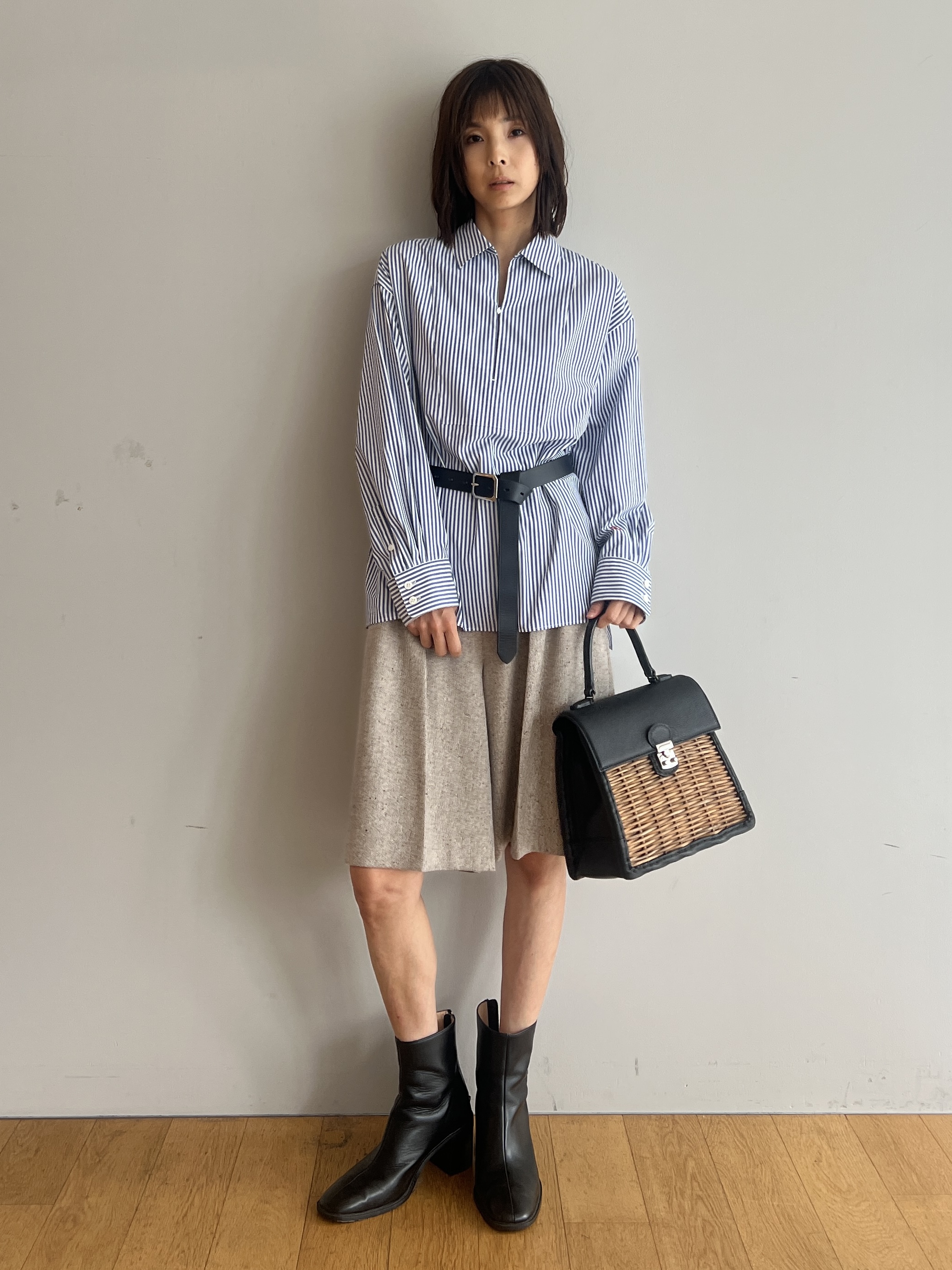 misaさんの「DRESSTERIOR｜【接触冷感/UVカット/着回し】スキッパーブラウス」を使ったコーディネート