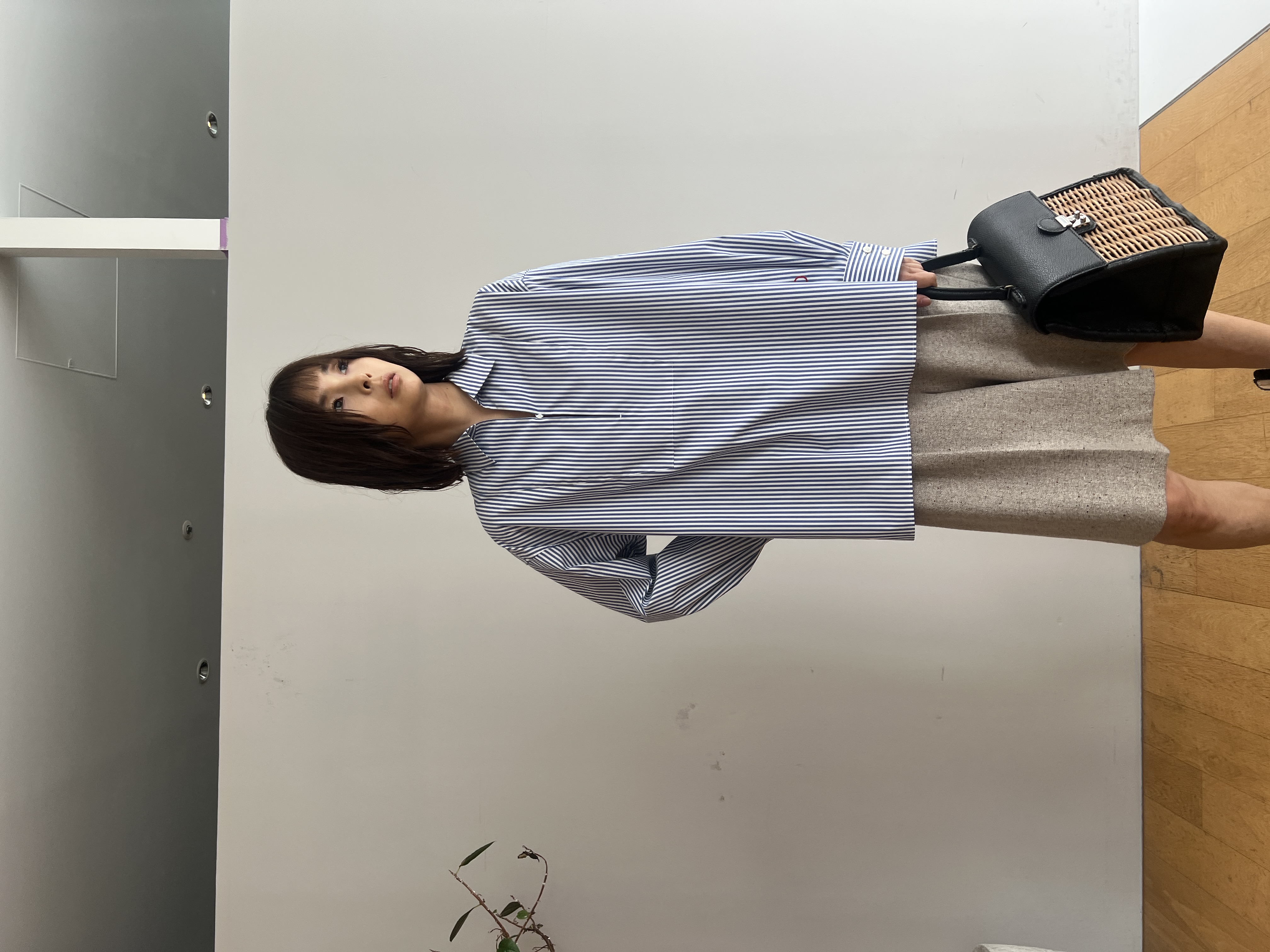misaさんの「DRESSTERIOR｜【接触冷感/UVカット/着回し】スキッパーブラウス」を使ったコーディネート