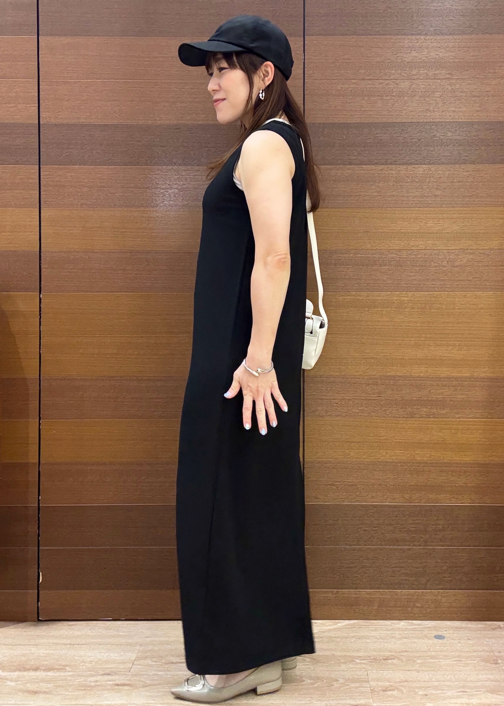 maichiさんの「OPAQUE.CLIP｜【接触冷感】カットソーワンピース《洗濯機OK》」を使ったコーディネート