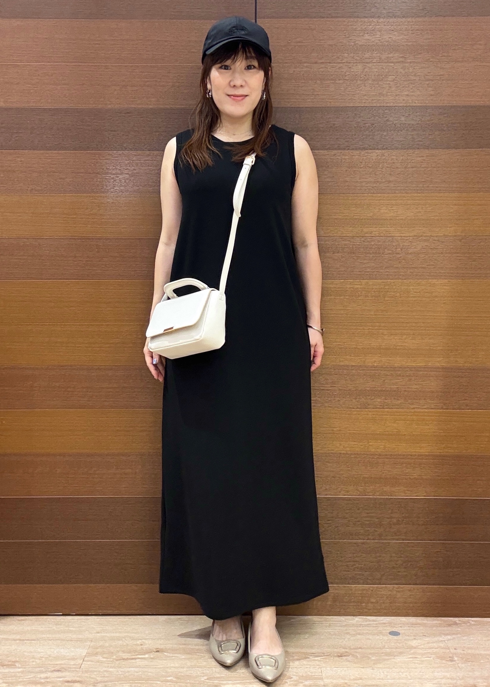 maichiさんの「OPAQUE.CLIP｜【接触冷感】カットソーワンピース《洗濯機OK》」を使ったコーディネート