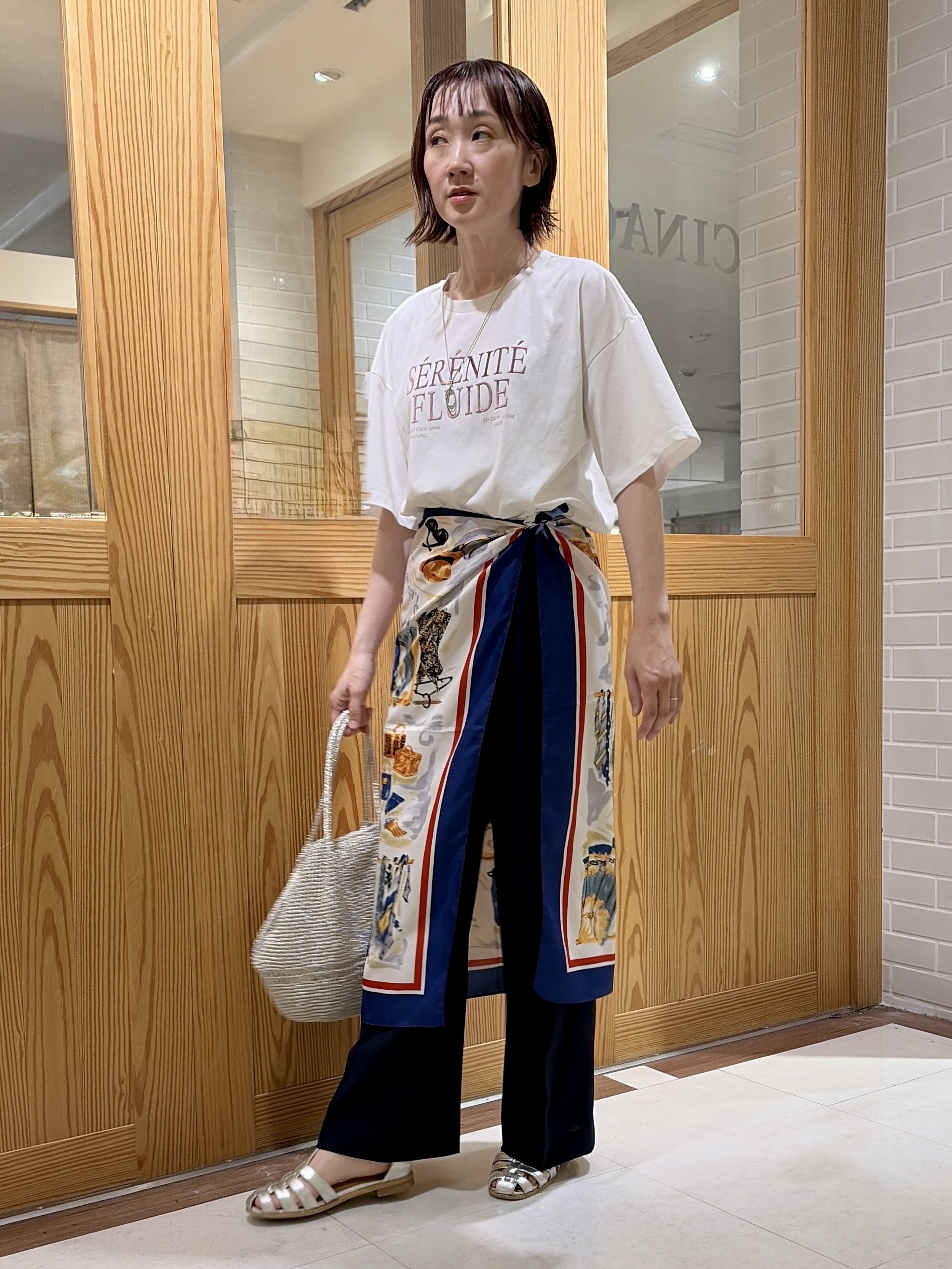 ゆうさんの「UNTITLED｜ベロアプリントロゴT」を使ったコーディネート