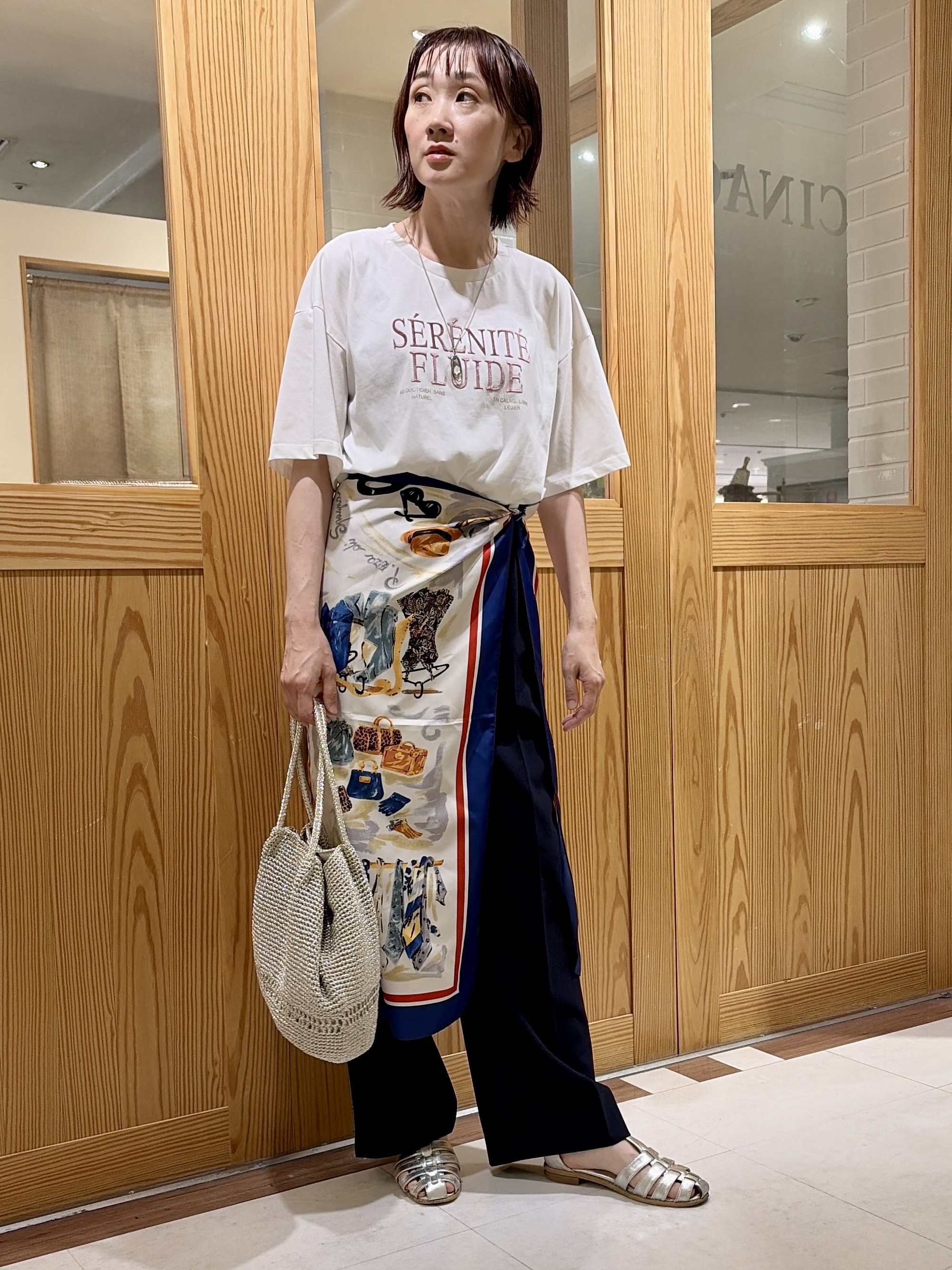 ゆうさんの「UNTITLED｜ベロアプリントロゴT」を使ったコーディネート