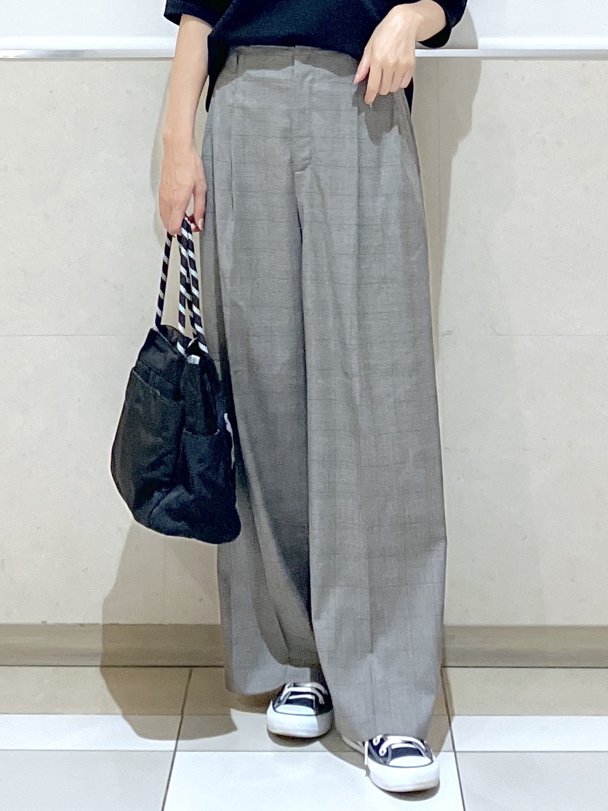 eriko さんの「Dessin｜バックヘンリーカットソー5分袖」を使ったコーディネート