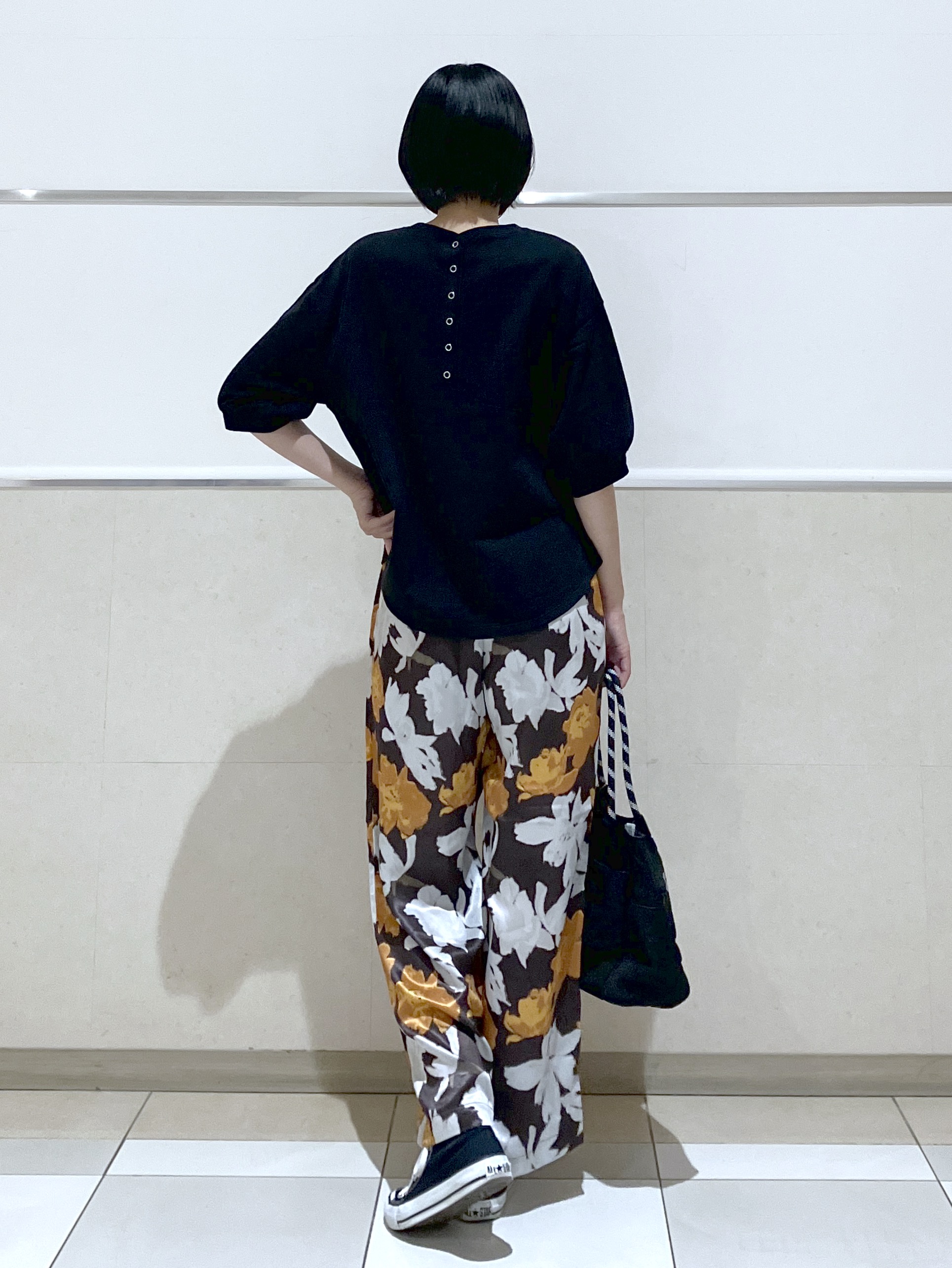 eriko さんの「Dessin｜バックヘンリーカットソー5分袖」を使ったコーディネート