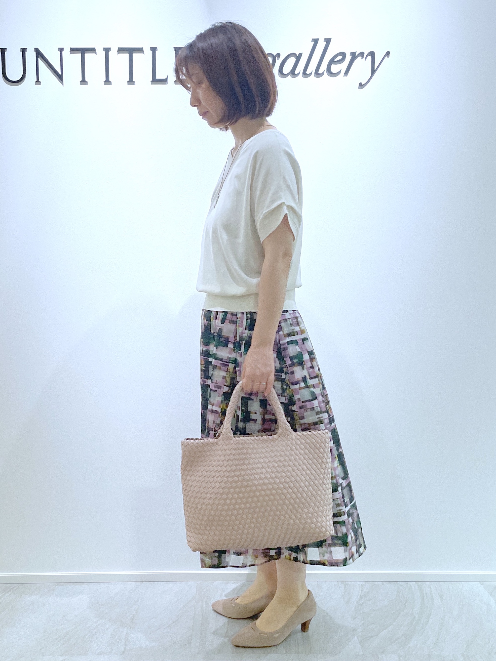hanaさんの「UNTITLED｜【肌に張りつきにくい/前後2WAY】ドライタッチコットンプルオーバー」を使ったコーディネート