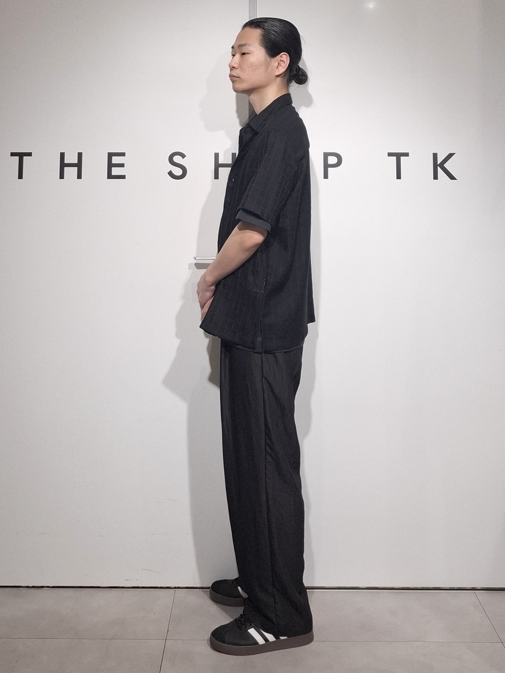 葵さんの「THE SHOP TK｜【洗濯機OK】格子柄メッシュ半袖シャツ」を使ったコーディネート