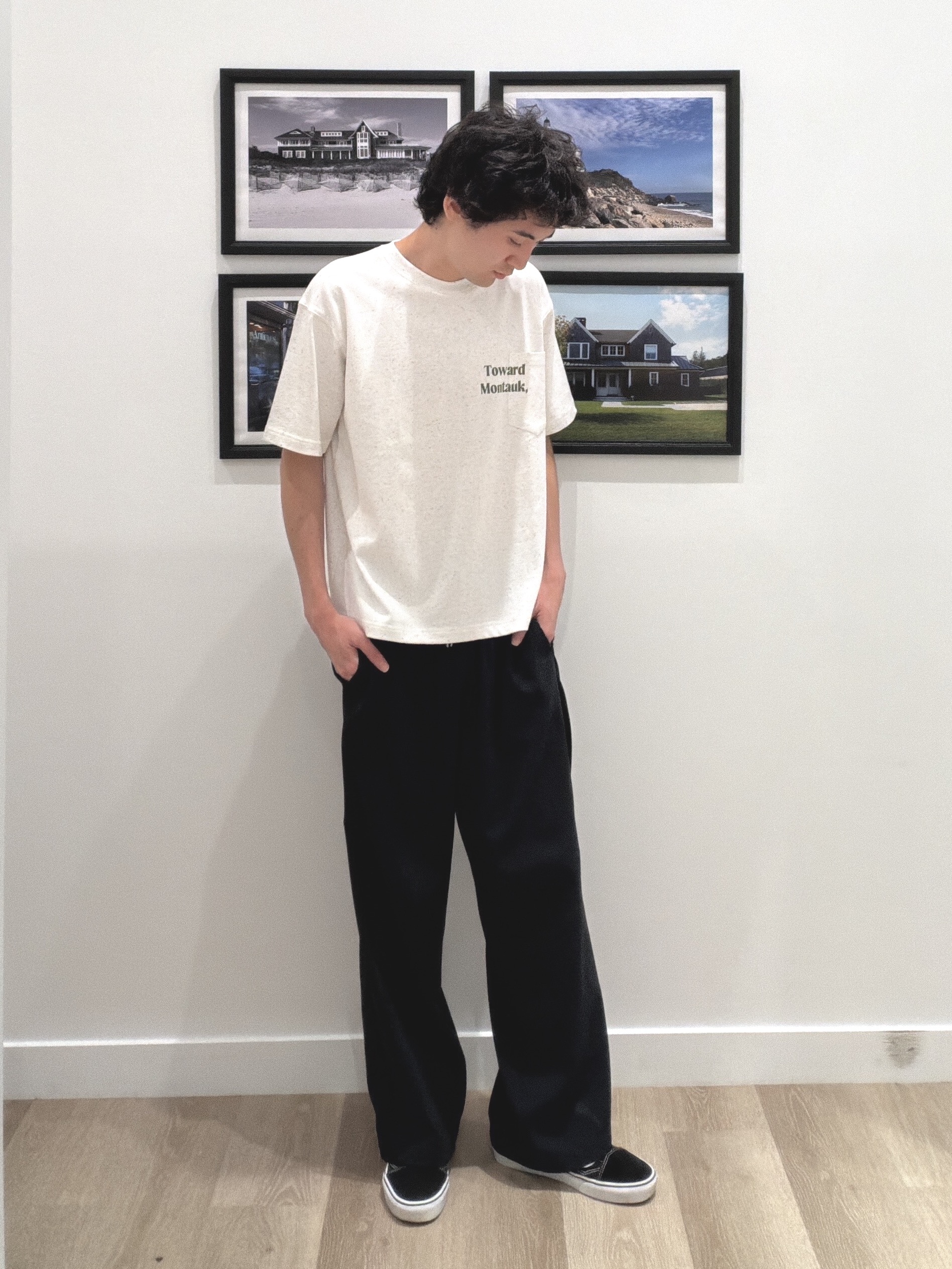 oikawaさんの「Dessin｜カラーネップ ポケットTシャツ」を使ったコーディネート