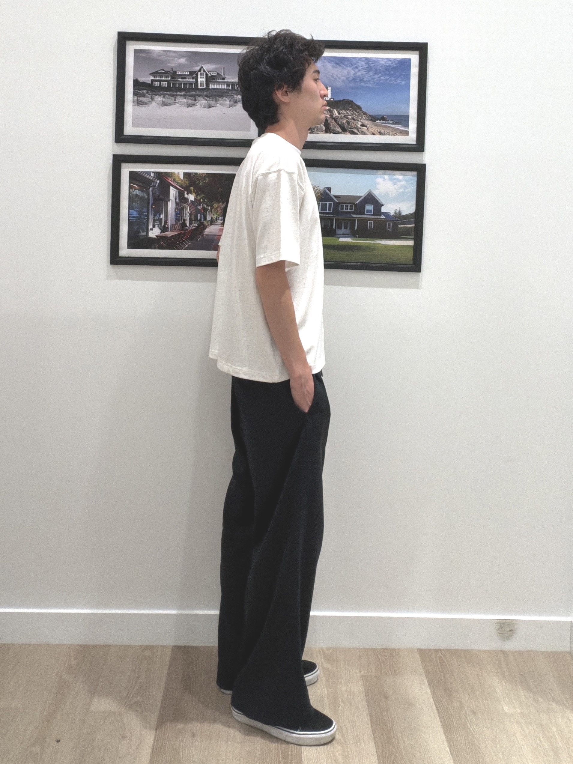oikawaさんの「Dessin｜カラーネップ ポケットTシャツ」を使ったコーディネート