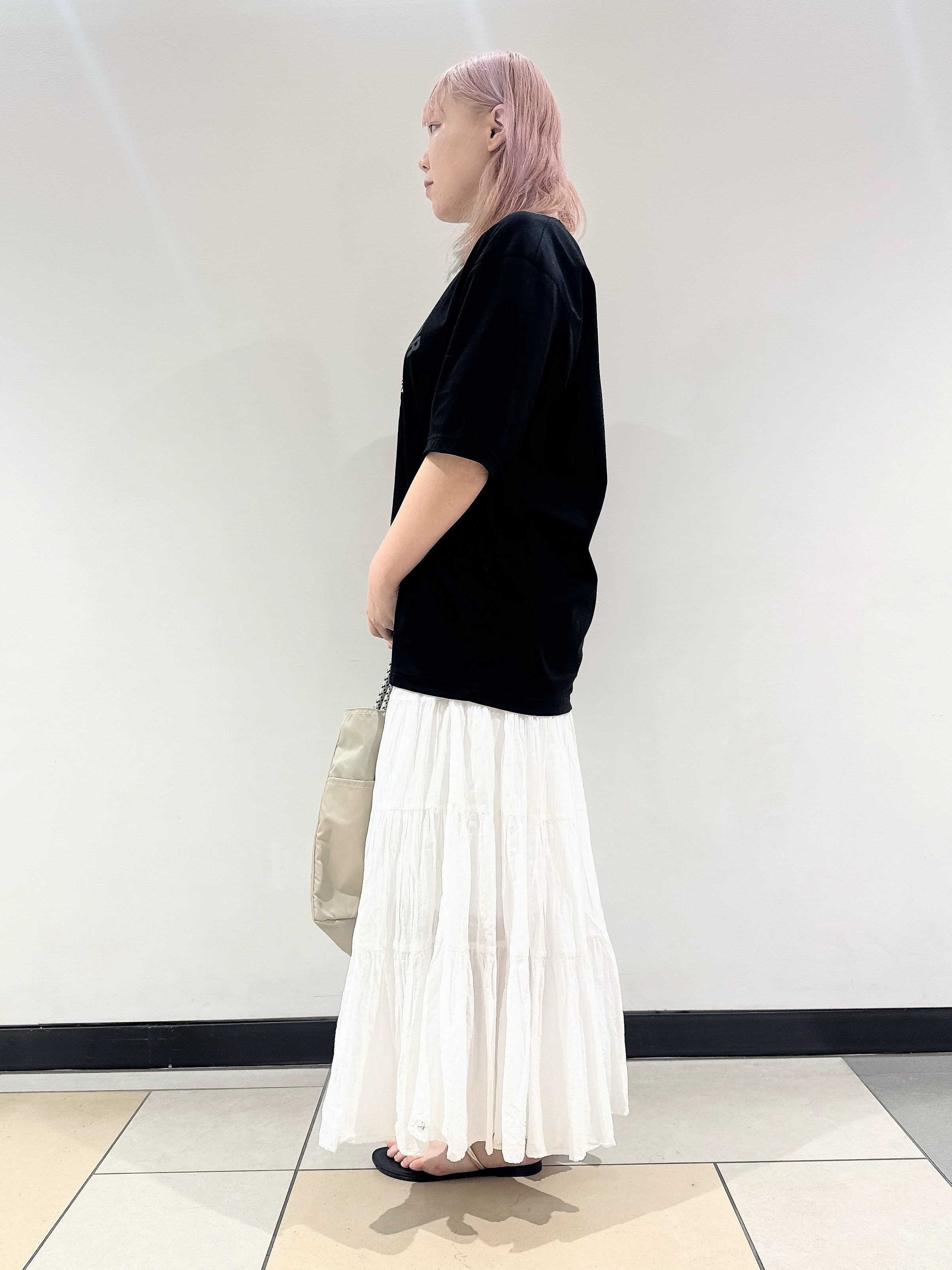 なかもとあきさんの「DRESSTERIOR｜【接触冷感／抗菌防臭／消臭】ICE CLEAR COTTON ミサイルキャットTシャツ」を使ったコーディネート