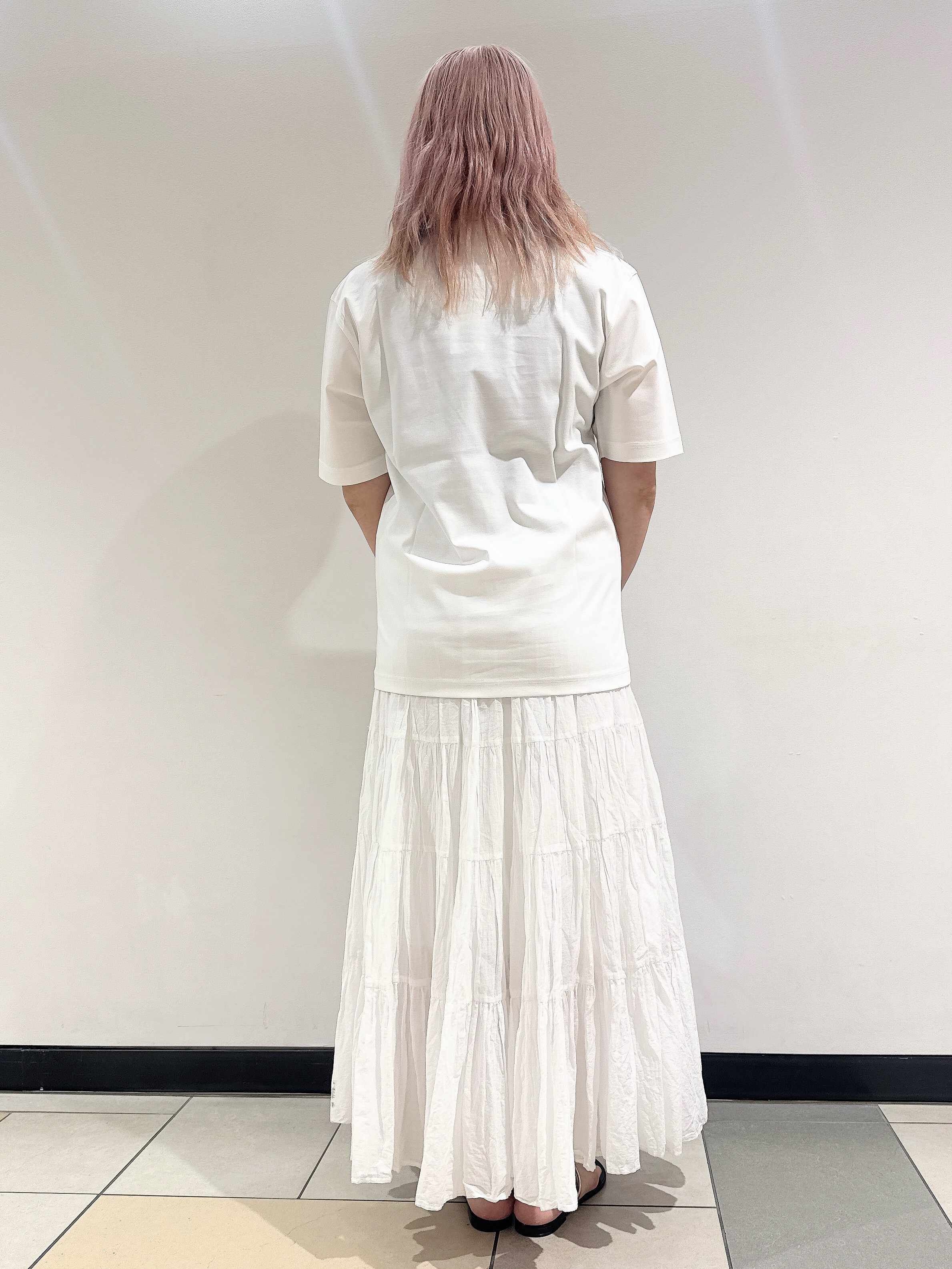 なかもとあきさんの「DRESSTERIOR｜【接触冷感／抗菌防臭／消臭】ICE CLEAR COTTON ミサイルキャットTシャツ」を使ったコーディネート