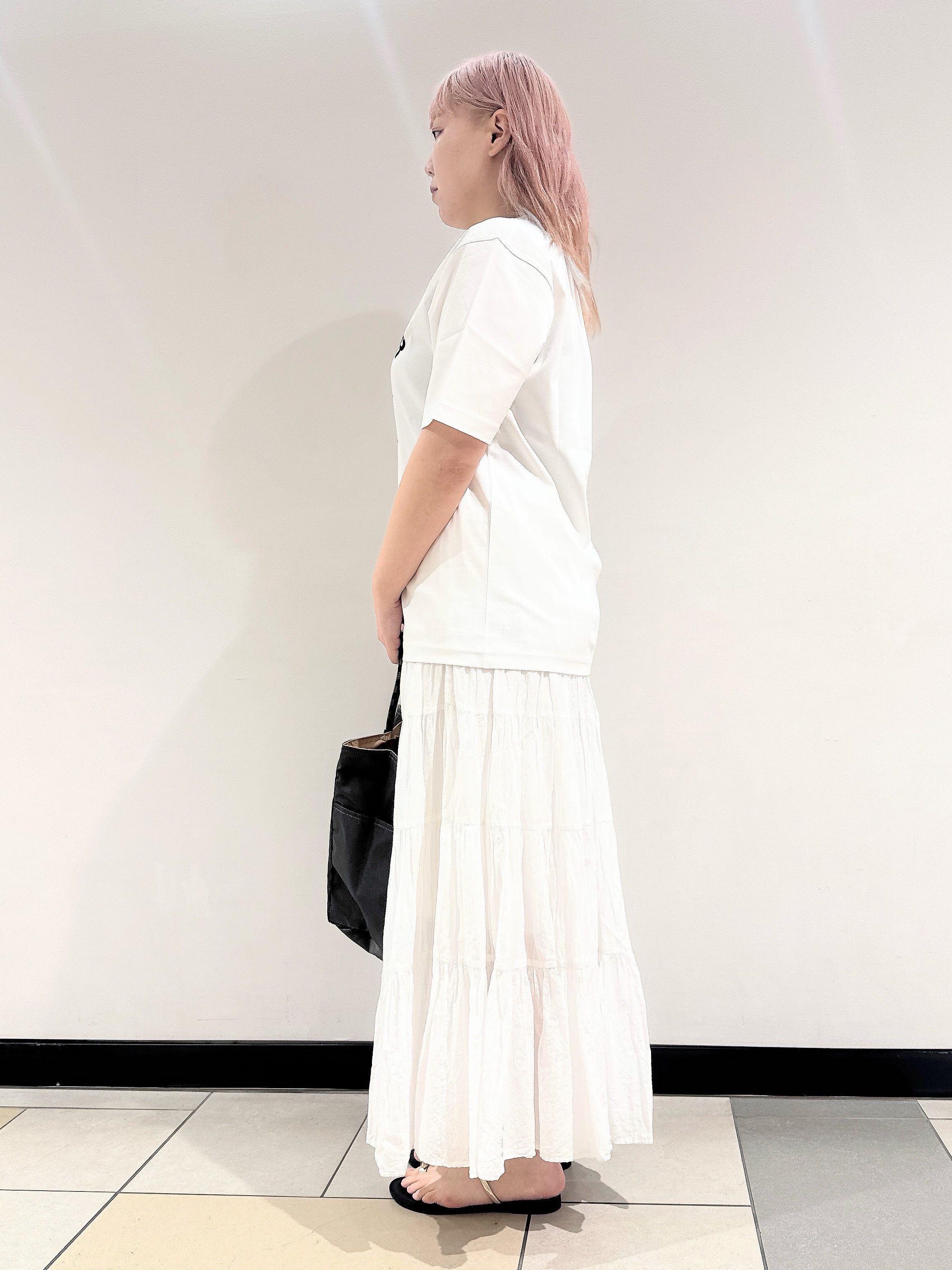 なかもとあきさんの「DRESSTERIOR｜【接触冷感／抗菌防臭／消臭】ICE CLEAR COTTON ミサイルキャットTシャツ」を使ったコーディネート