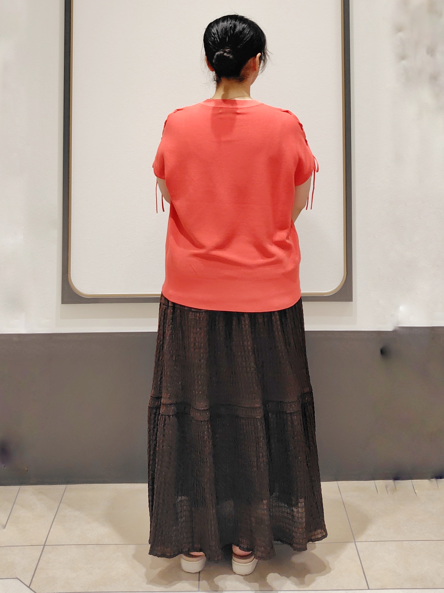 FMさんの「Reflect｜Vネックニットカーディガン」を使ったコーディネート