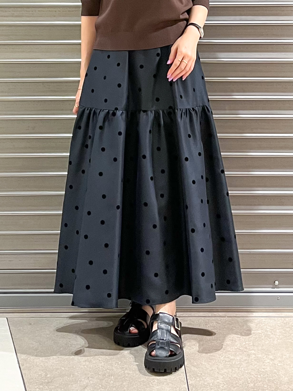 じゅんさんの「DRESSTERIOR｜【日本製】ウォッシャブルシアーニットプルオーバー」を使ったコーディネート
