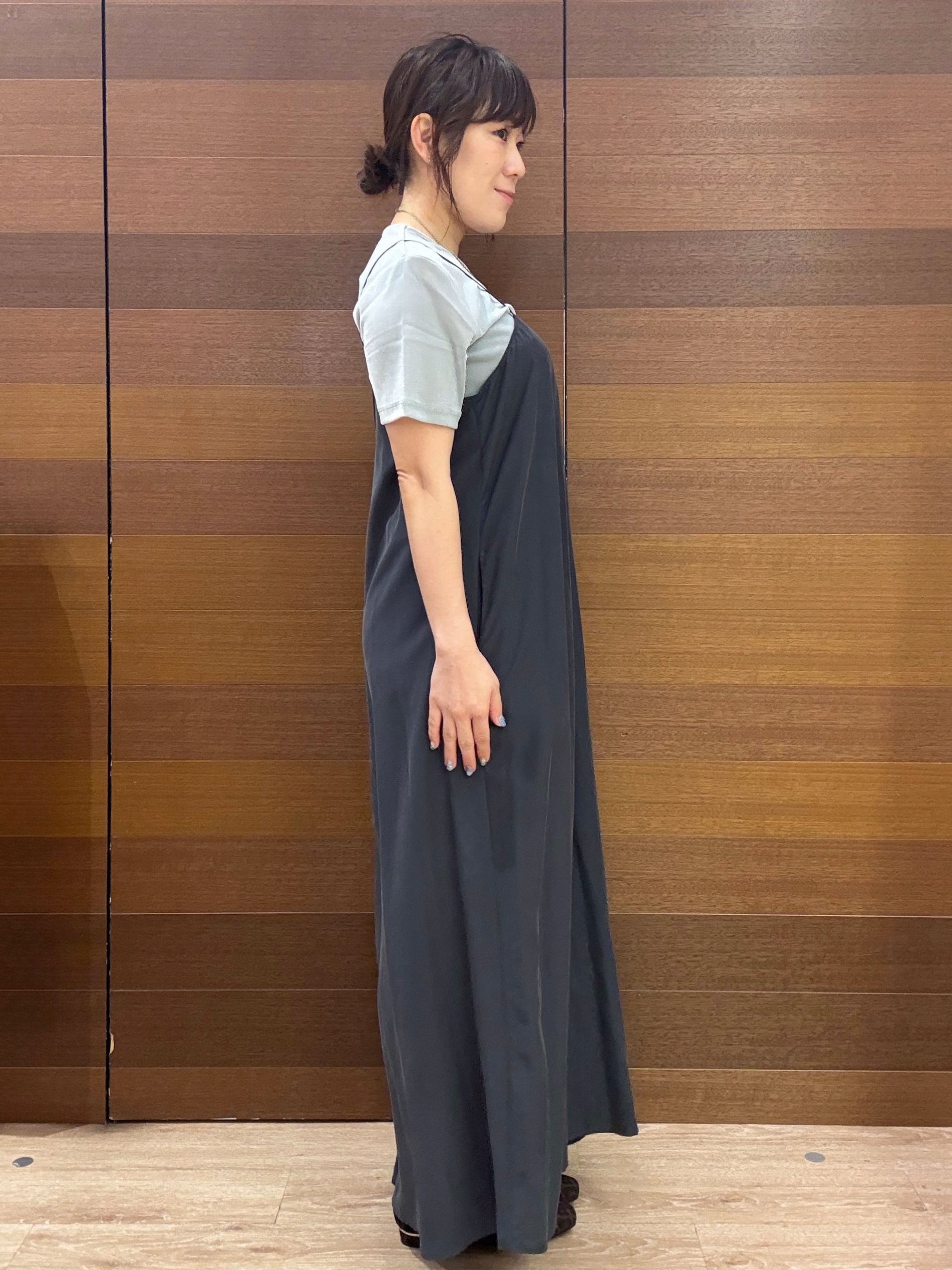 maichiさんの「OPAQUE.CLIP｜フロッキーチュールカットソー【洗濯機OK】」を使ったコーディネート