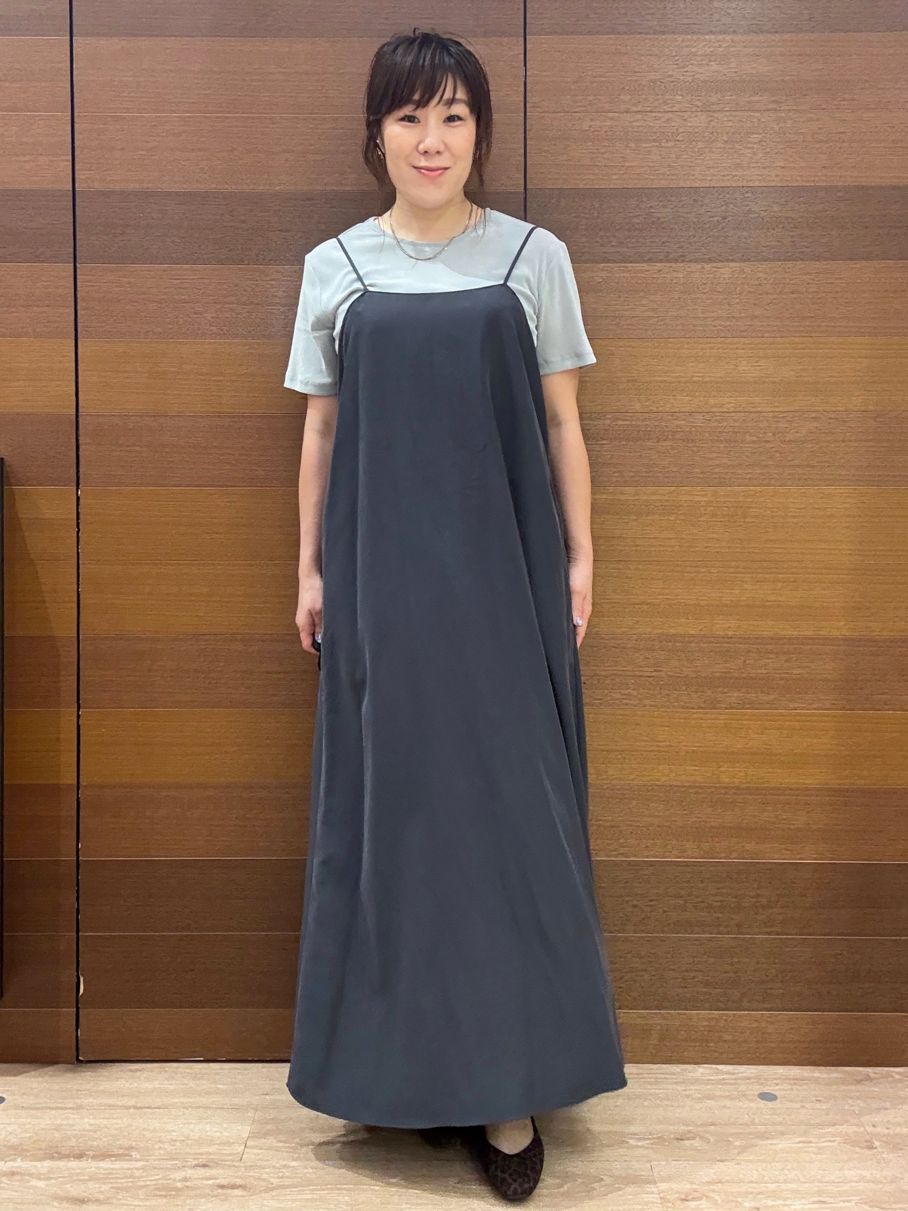 maichiさんの「OPAQUE.CLIP｜フロッキーチュールカットソー【洗濯機OK】」を使ったコーディネート