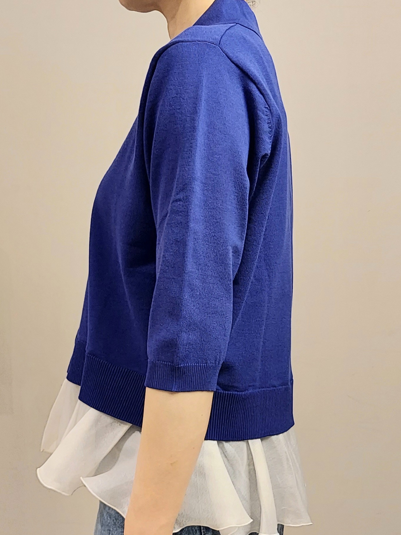 MAKIさんの「index｜裾シアードッキングカーディガン【洗濯機OK】」を使ったコーディネート