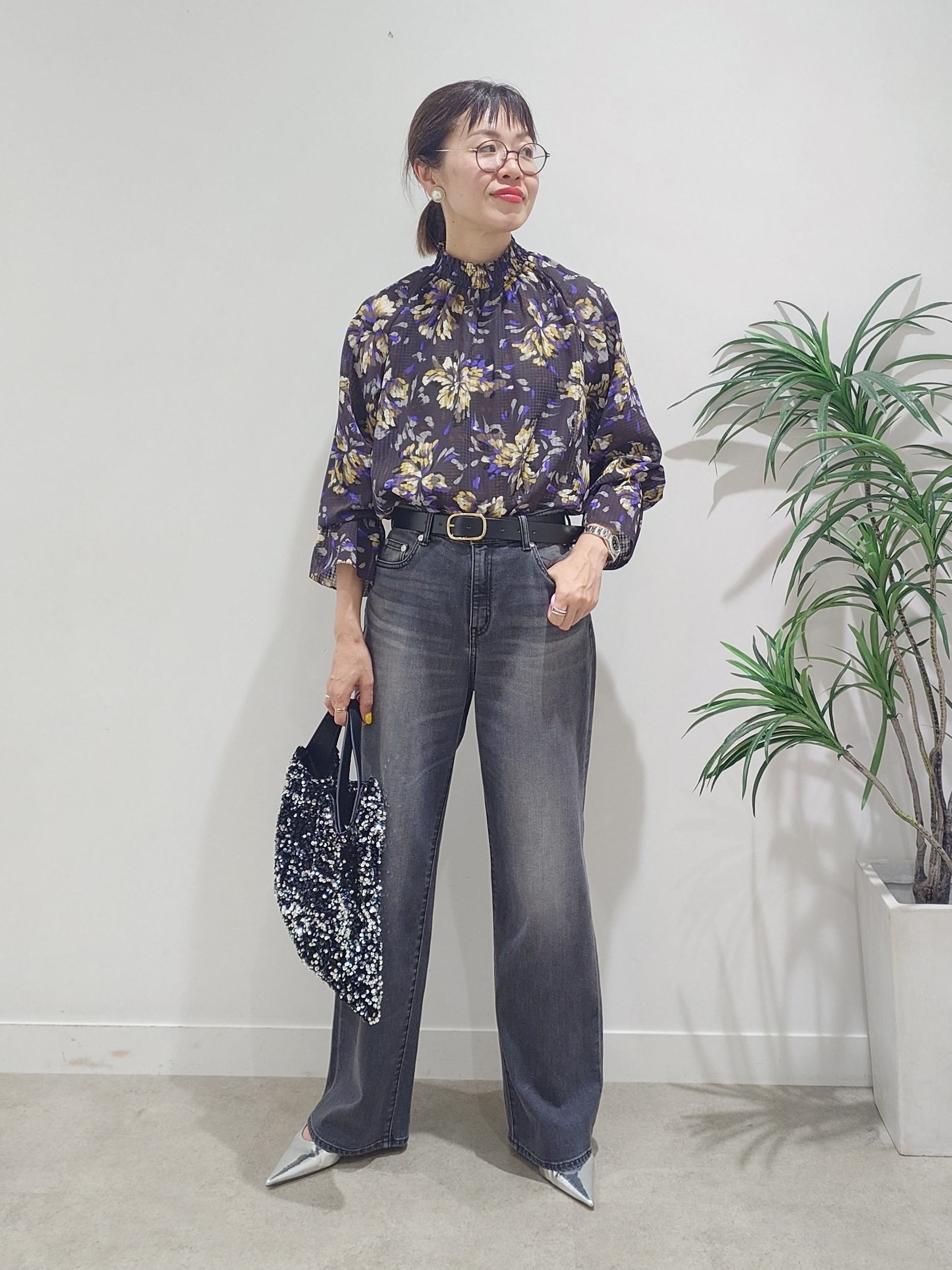 MUTSUKOさんの「UNTITLED｜【新色追加/人気デニム】MAKE&times;DENIM WIDE」を使ったコーディネート