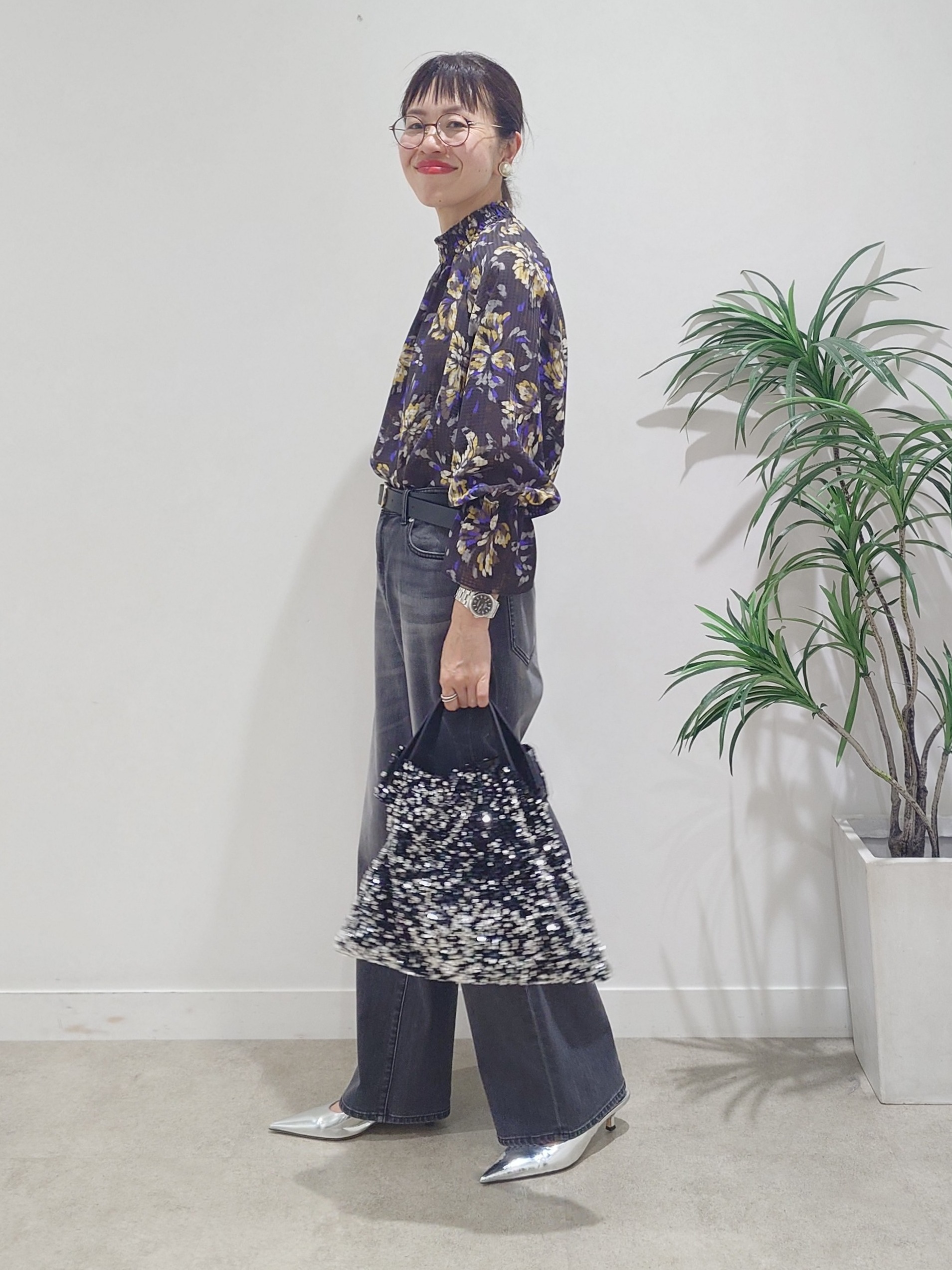MUTSUKOさんの「UNTITLED｜【新色追加/人気デニム】MAKE&times;DENIM WIDE」を使ったコーディネート
