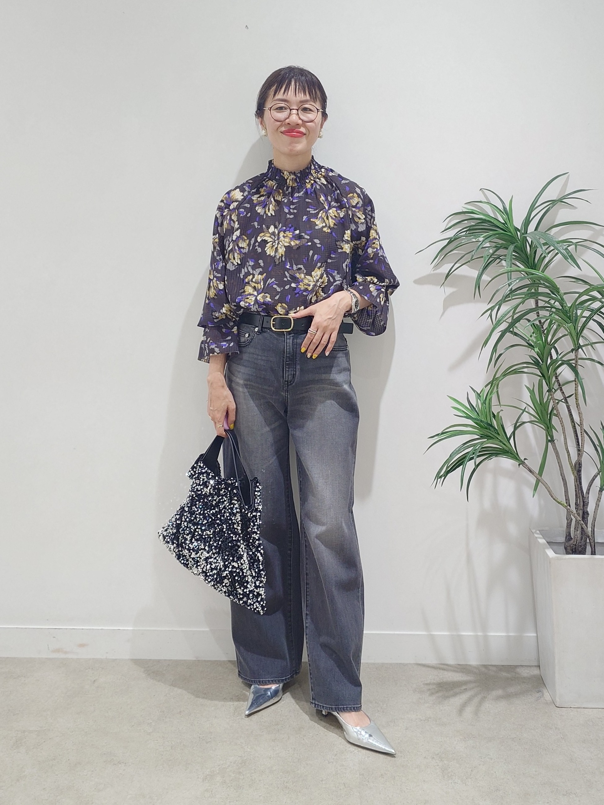 MUTSUKOさんの「UNTITLED｜【新色追加/人気デニム】MAKE&times;DENIM WIDE」を使ったコーディネート