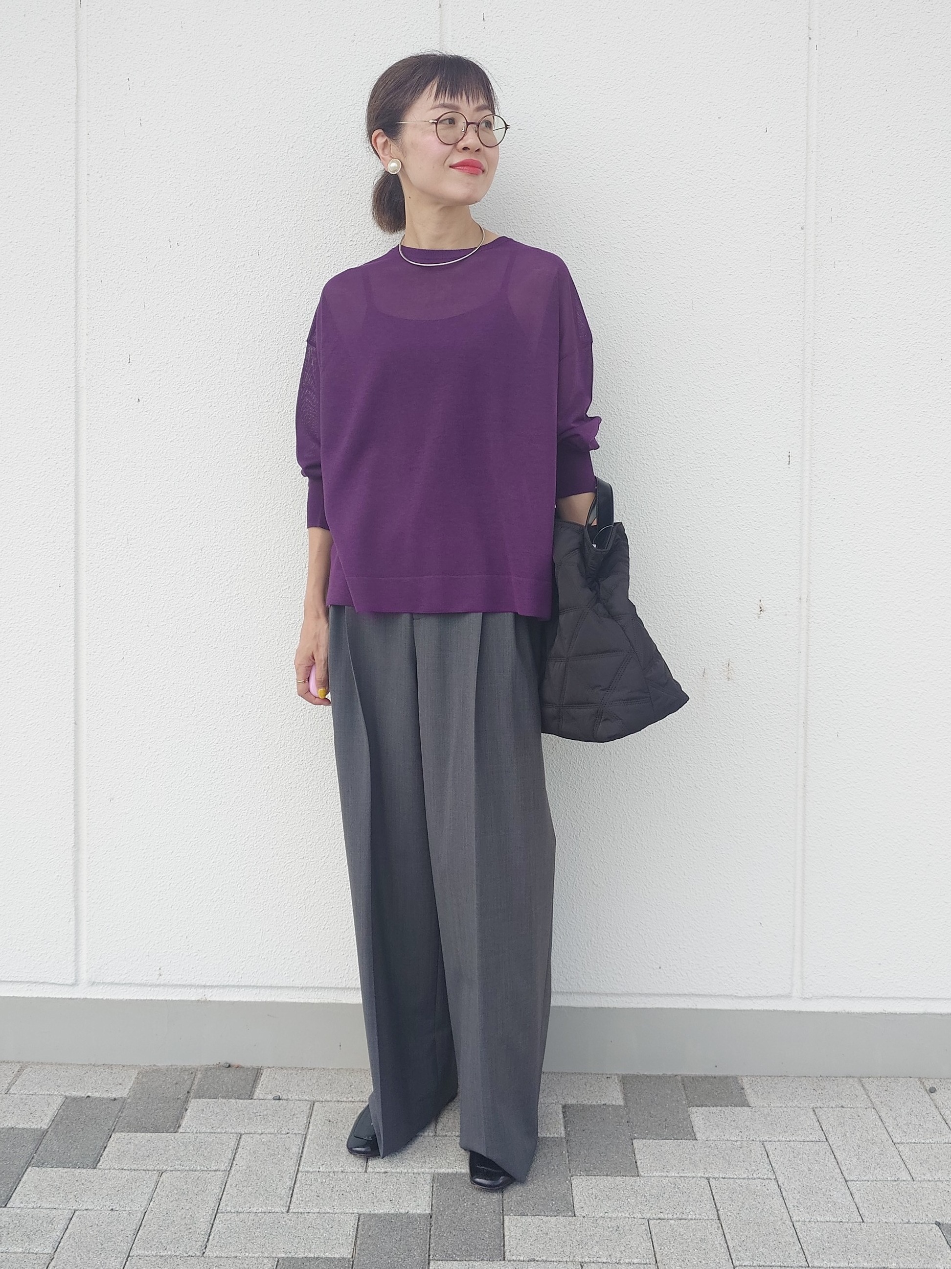 MUTSUKOさんの「UNTITLED｜【アンサンブル可】前後2WAYカーディガン」を使ったコーディネート