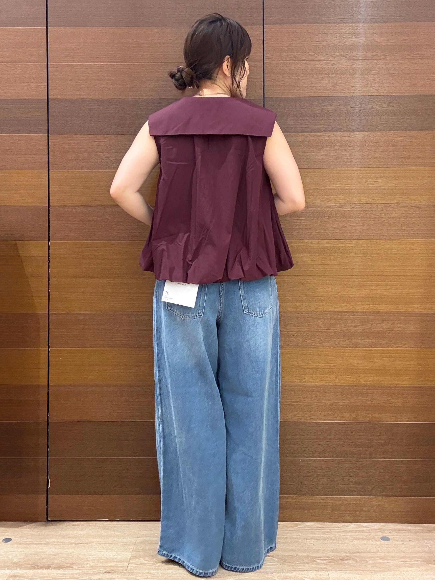 maichiさんの「OPAQUE.CLIP｜裾バルーンブラウス【洗濯機OK】」を使ったコーディネート