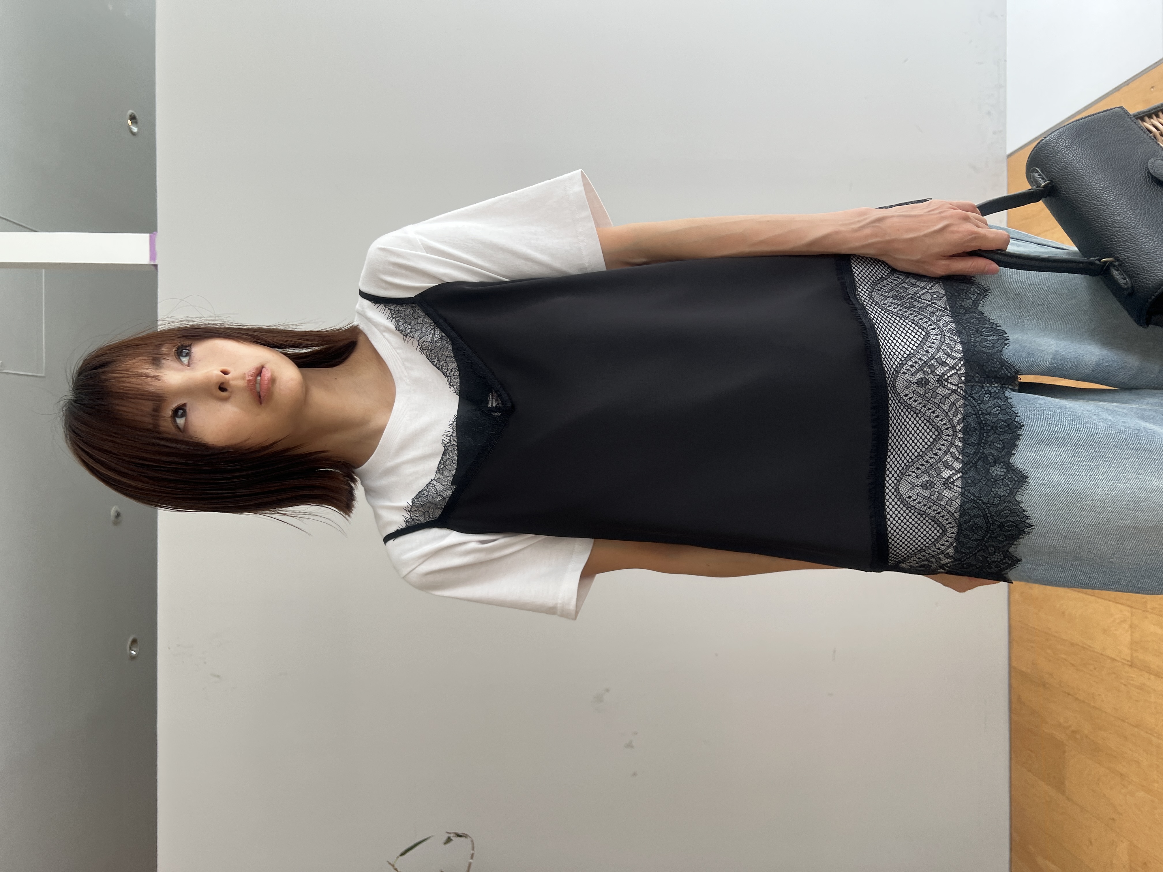 misaさんの「DRESSTERIOR｜レースドッキングキャミソール」を使ったコーディネート