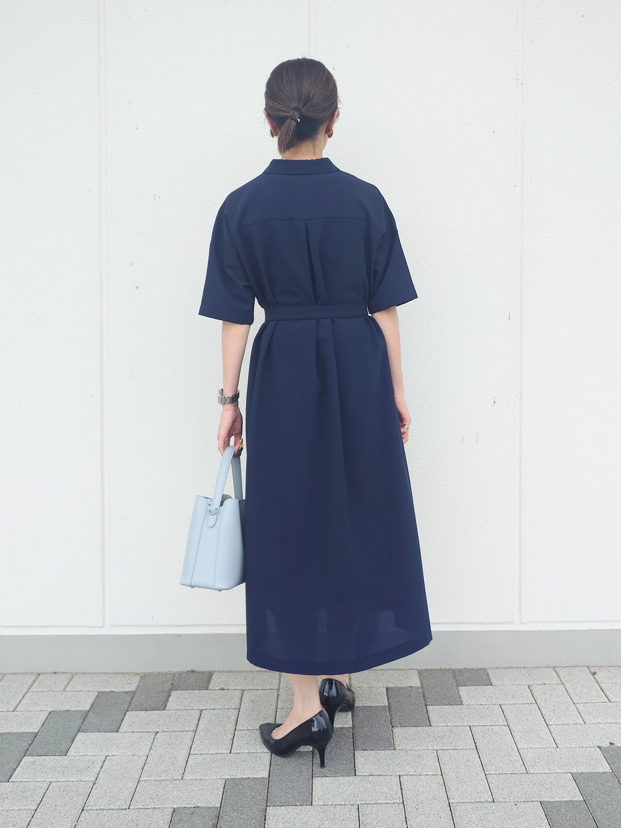 MUTSUKOさんの「UNTITLED｜【UVカット/接触冷感/通気性】エアリークールワンピース」を使ったコーディネート