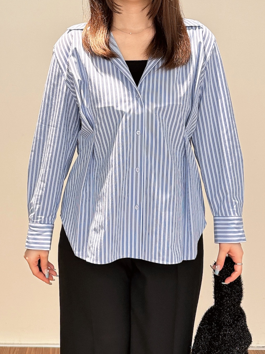 emikaさんの「INDIVI｜【UV／接触冷感／高ストレッチ】フロントタックシャツ」を使ったコーディネート