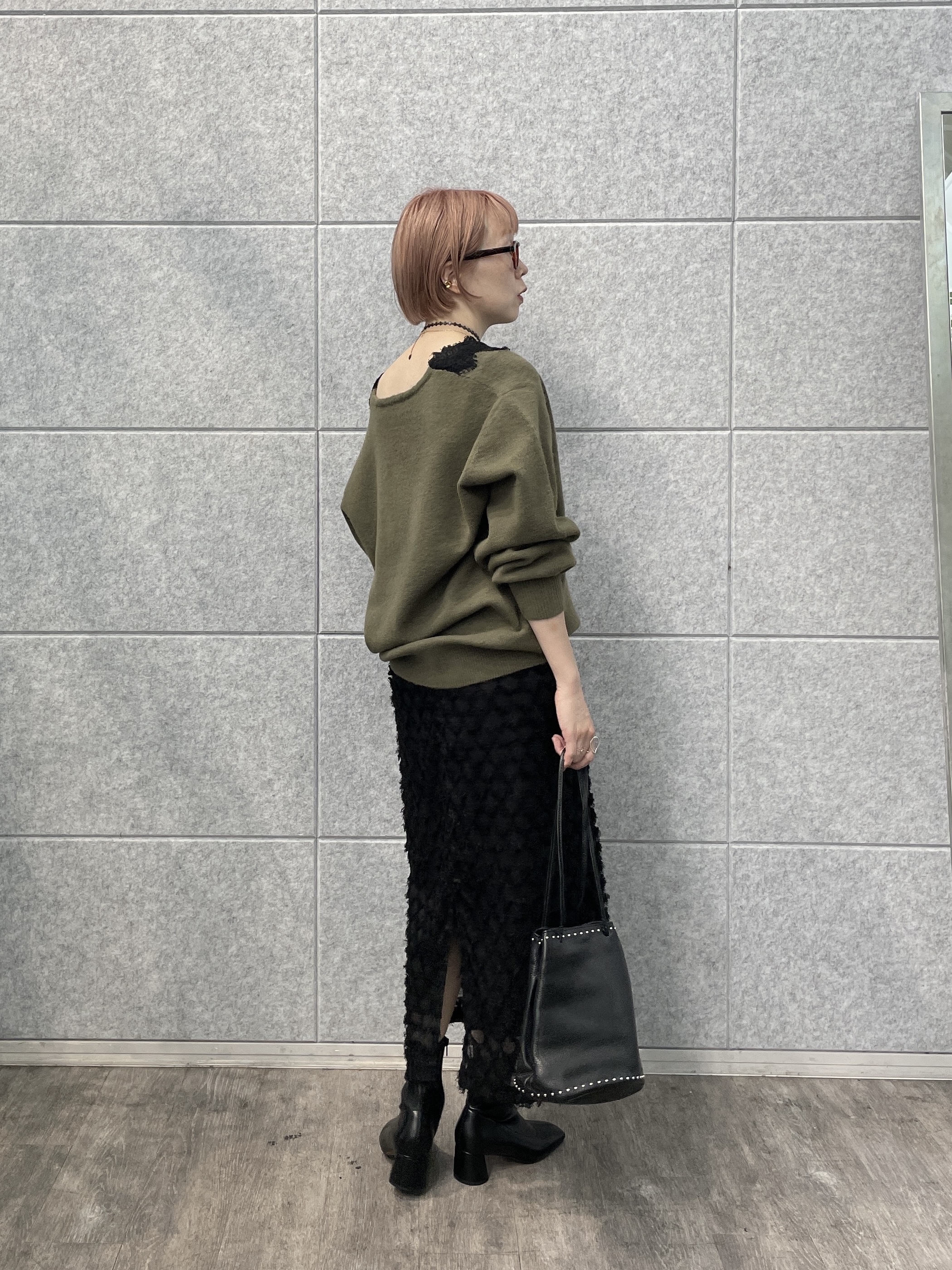 mikuさんの「INDIVI｜シアージャガードスカート」を使ったコーディネート