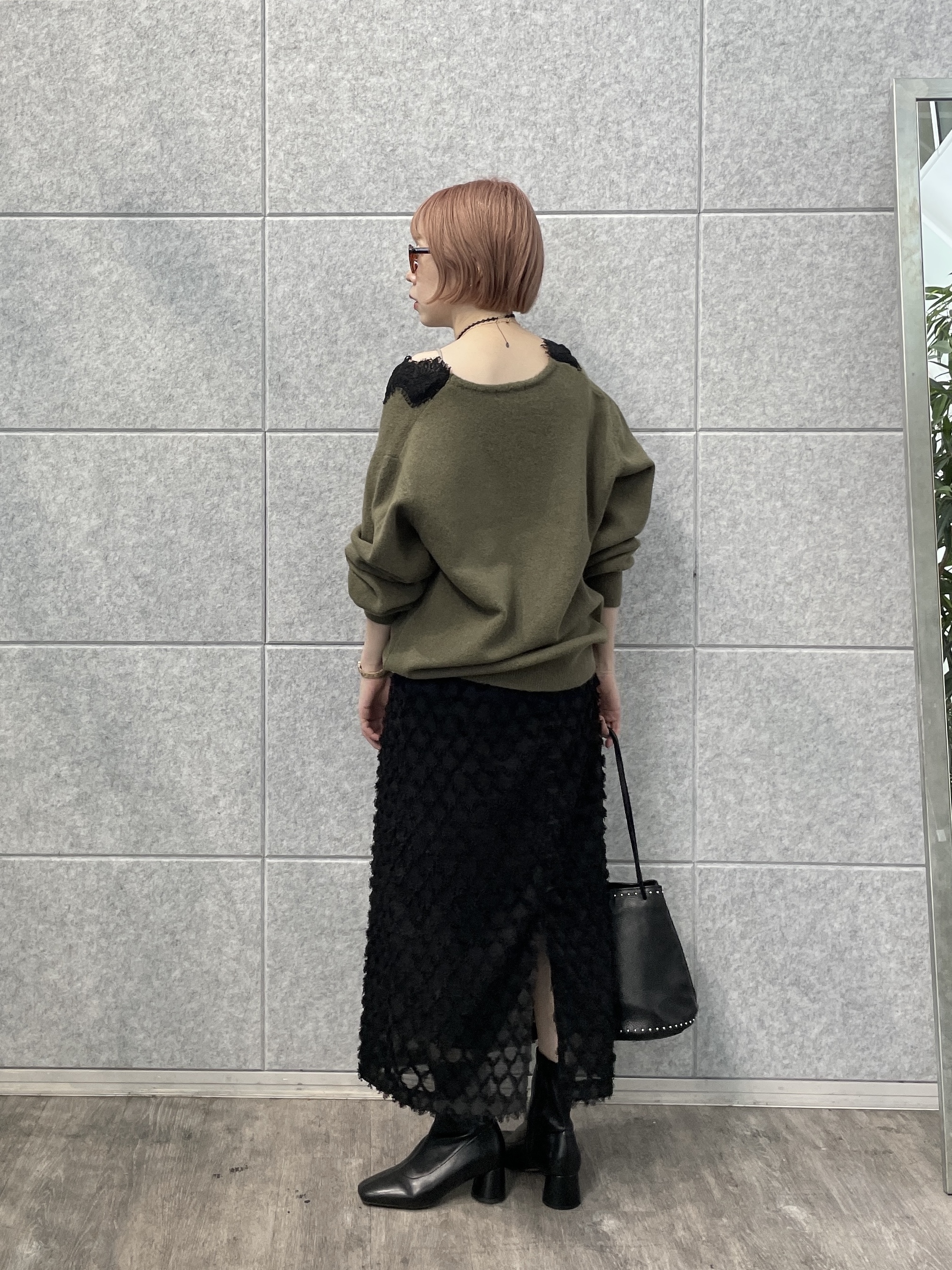 mikuさんの「INDIVI｜シアージャガードスカート」を使ったコーディネート
