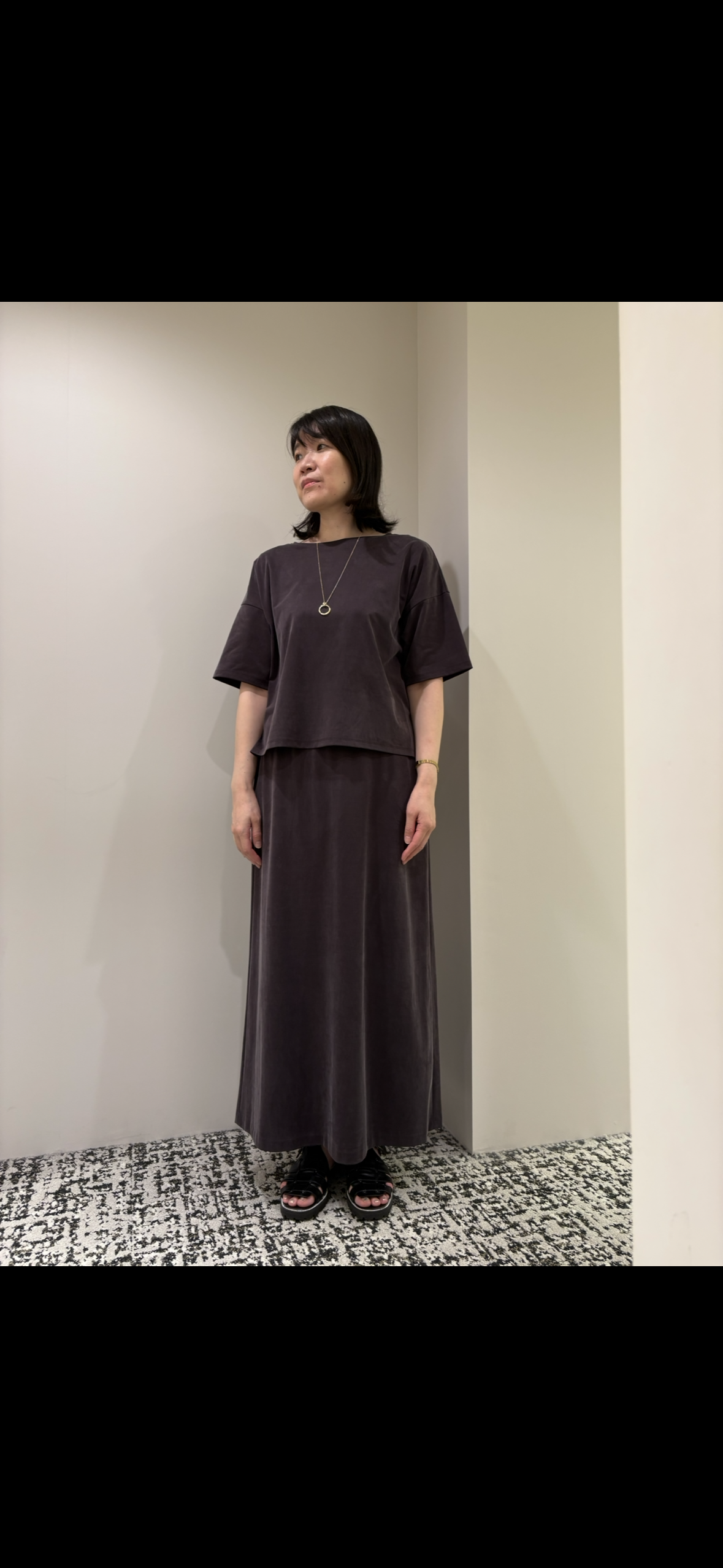 Reiさんの「UNTITLED｜【セットアップ可/接触冷感】ヴィンテージライクプルオーバー」を使ったコーディネート
