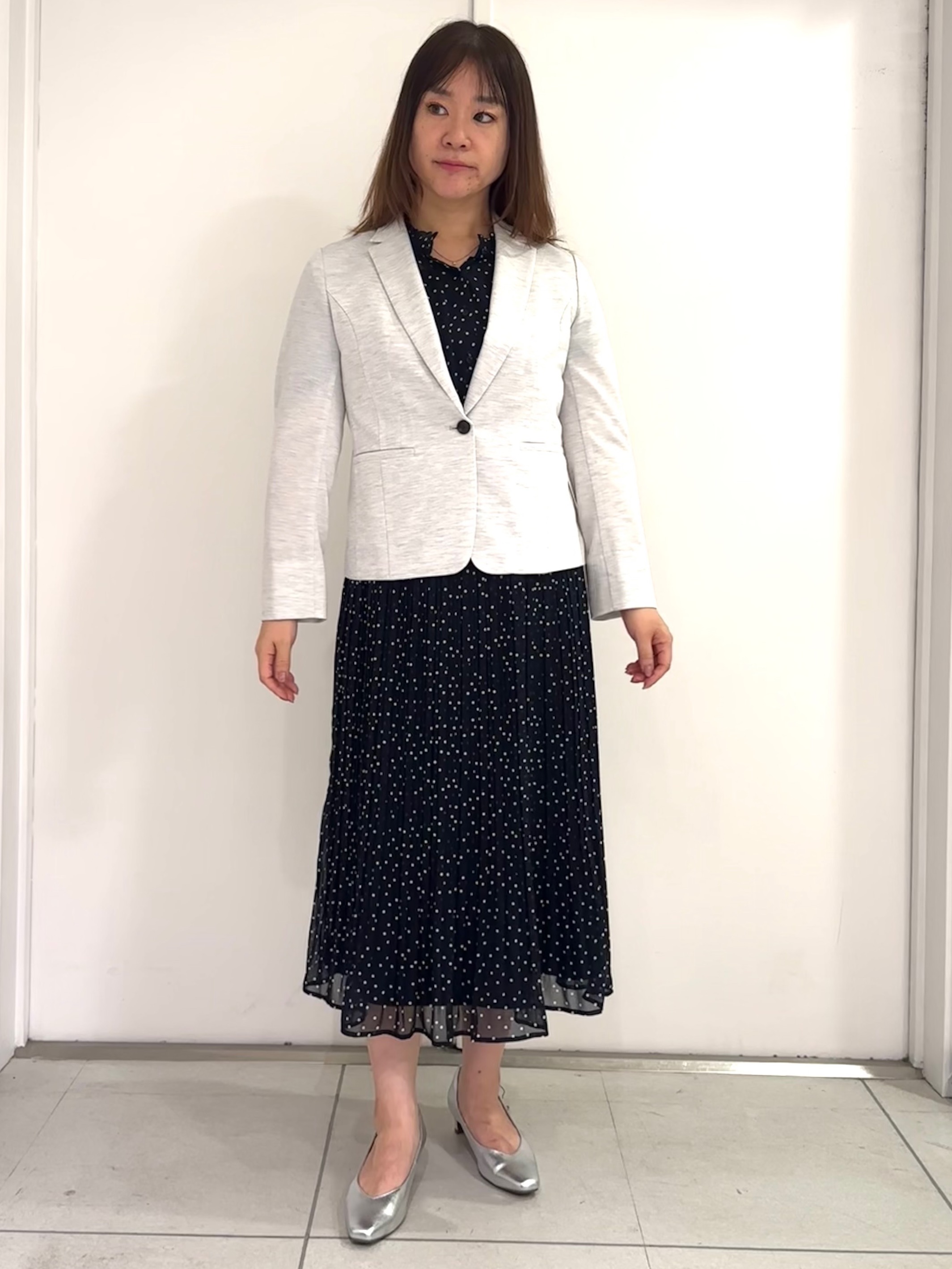 miさんの「Reflect｜【SS-4Lサイズ／UVカット／接触冷感】匠ジャケット／ベーシックテーラード」を使ったコーディネート